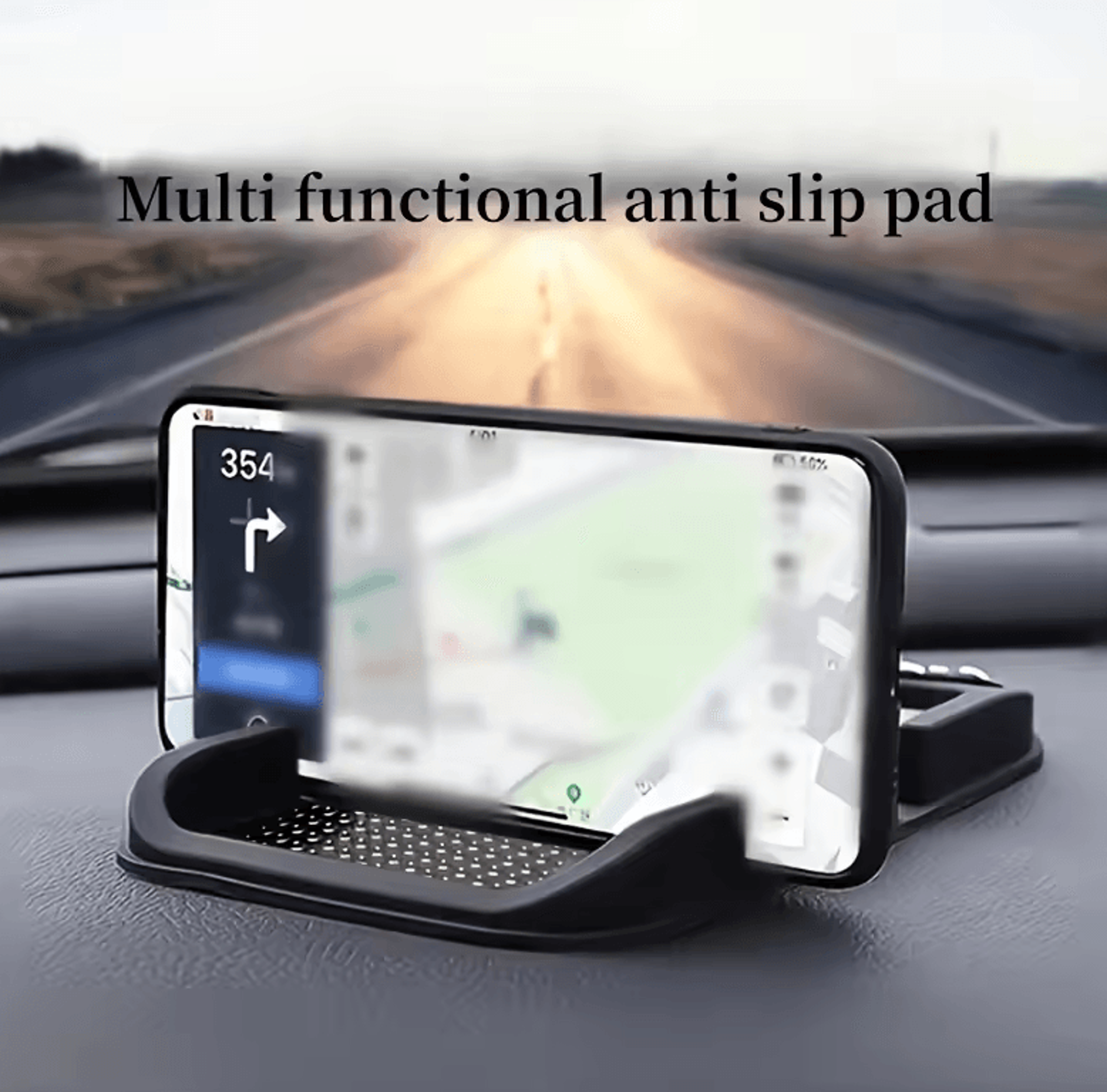 anti-slip dashboard mobile phone holder mat non-skid sticky car phone grip