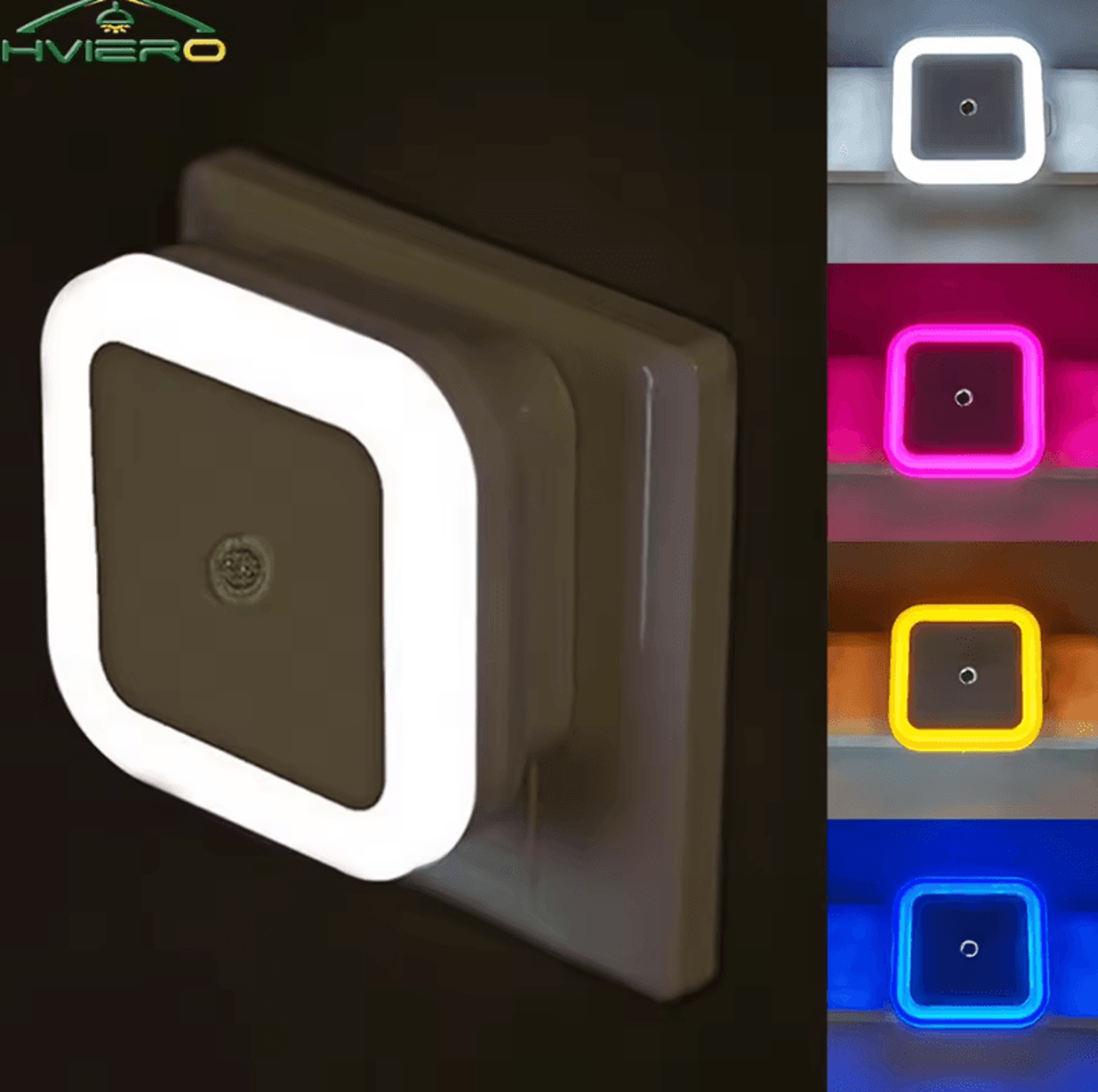 smartsense mini wireless led night light with eu/us plug