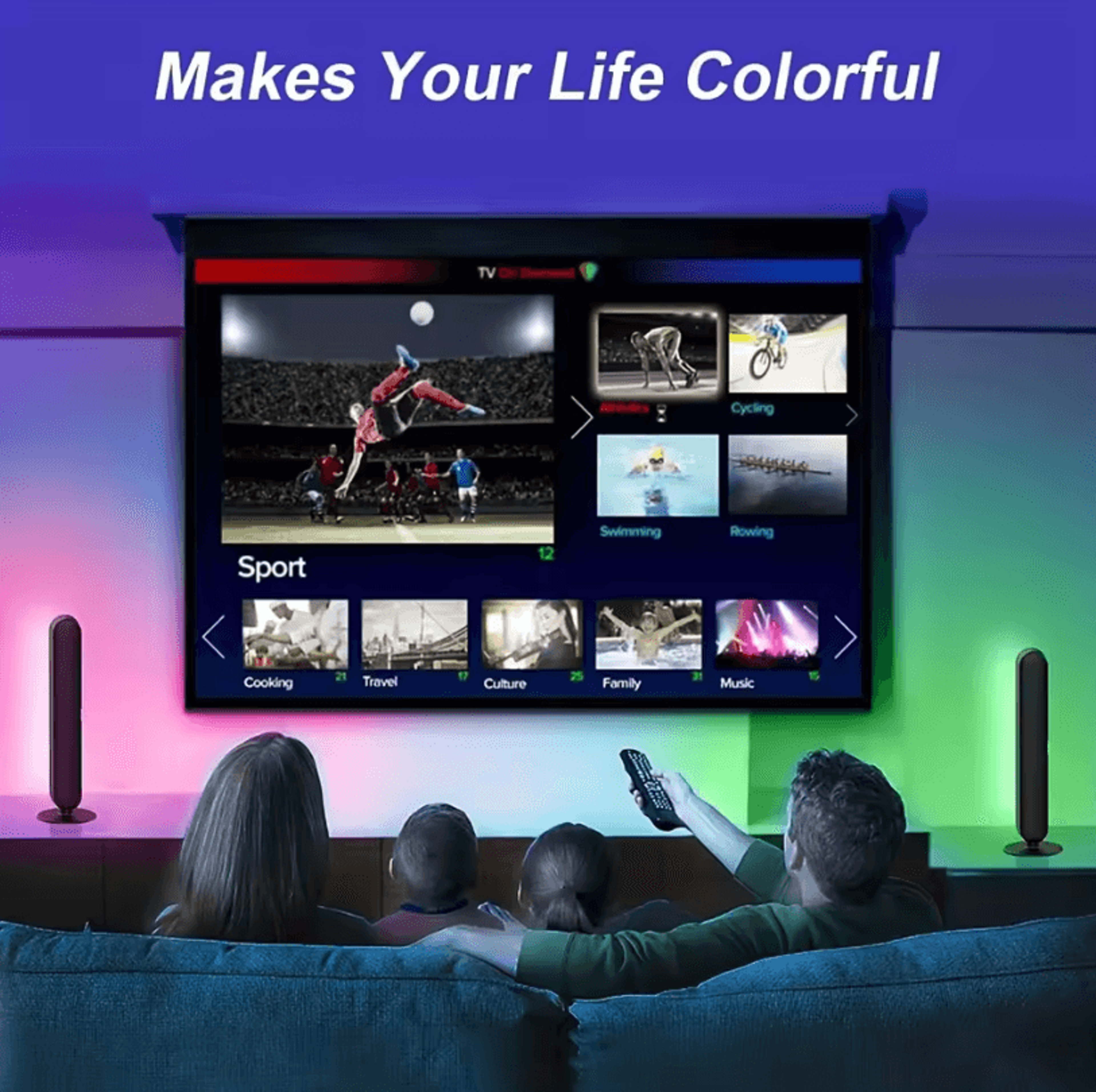 rgb music rhythm light – usb rechargeable rgb light bar with sound sync