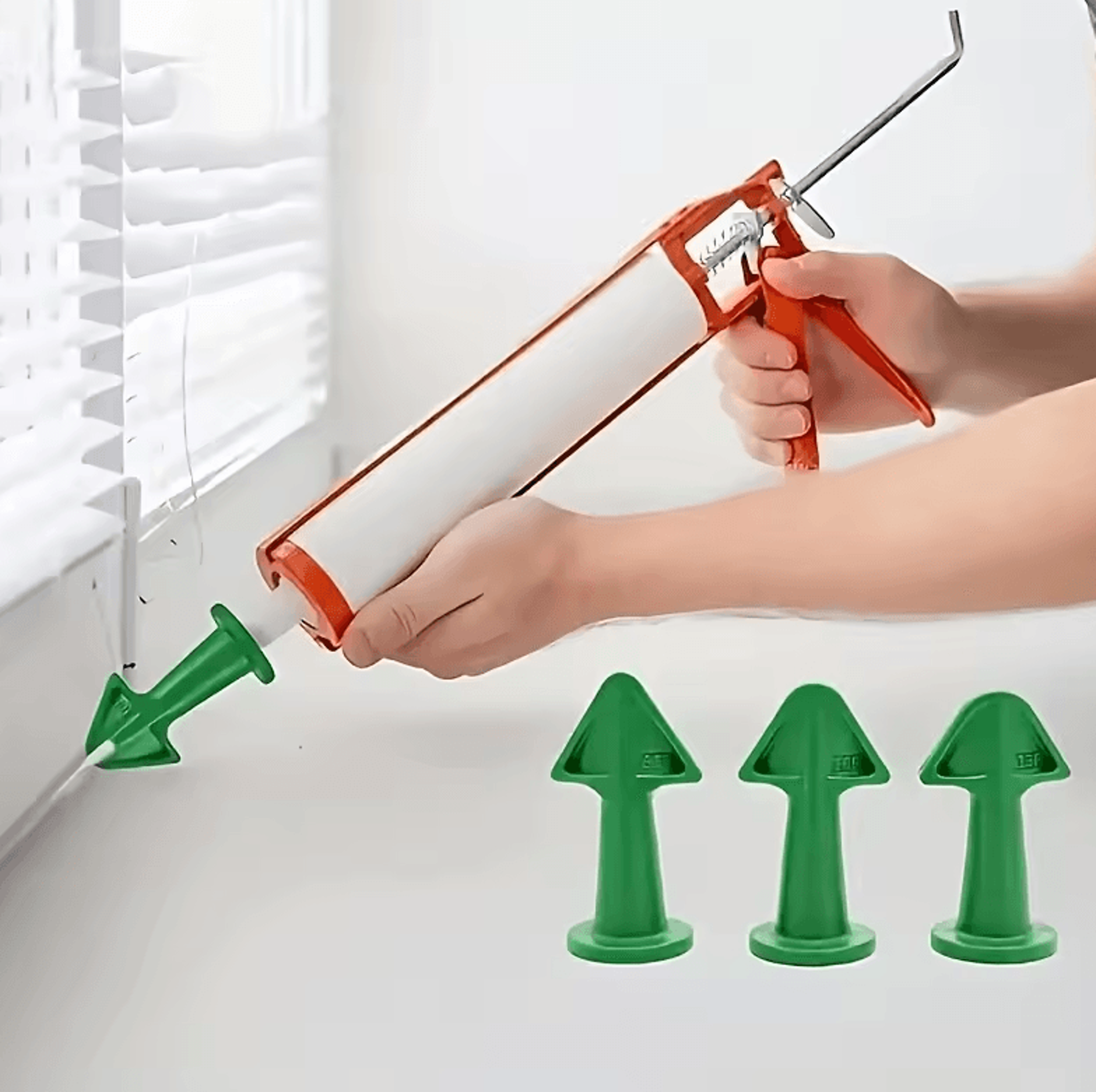 3-piece sealed nozzles tool set – multi-caliber sealant & cleaning nozzles