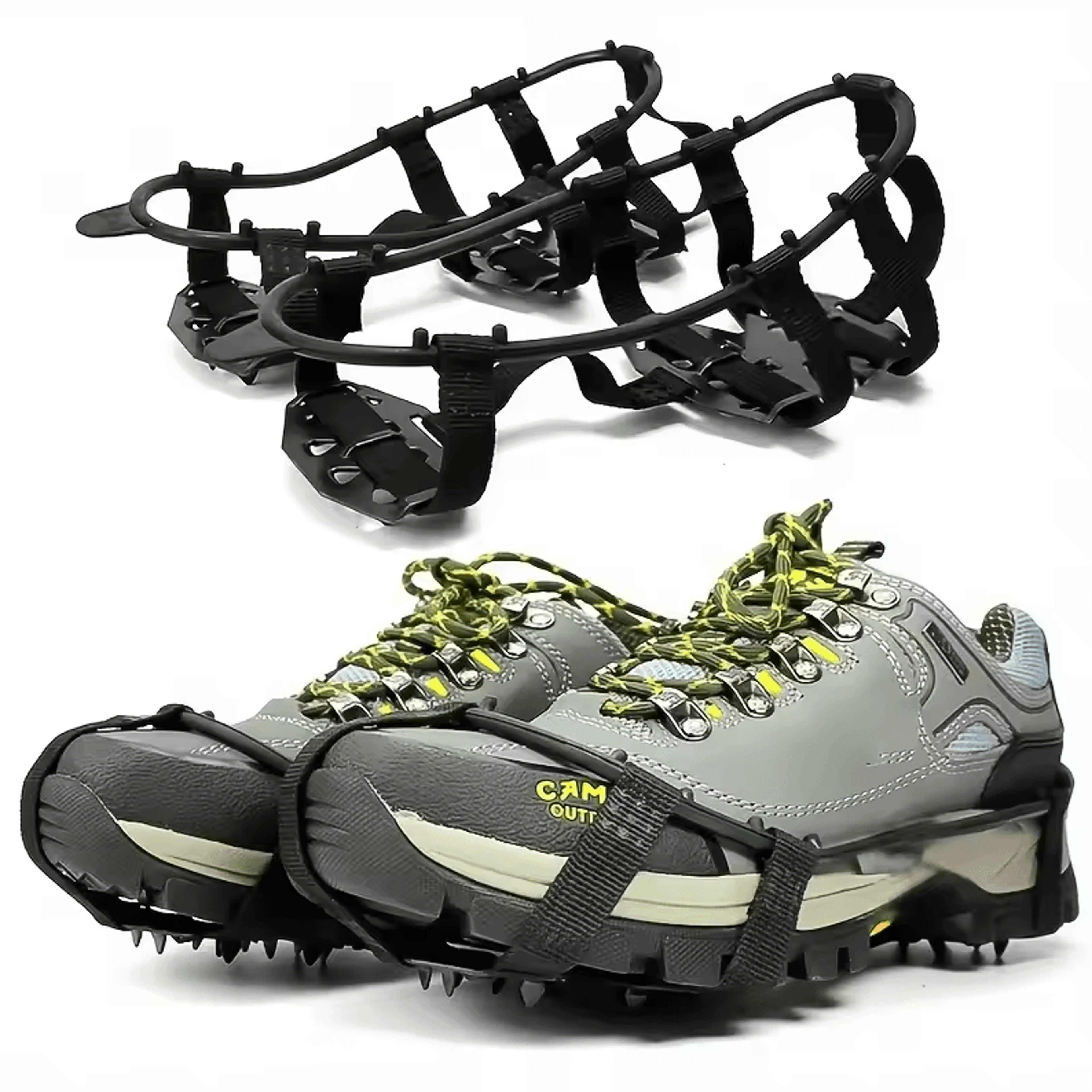 24-tooth anti-slip ice claw shoe covers for outdoor traction
