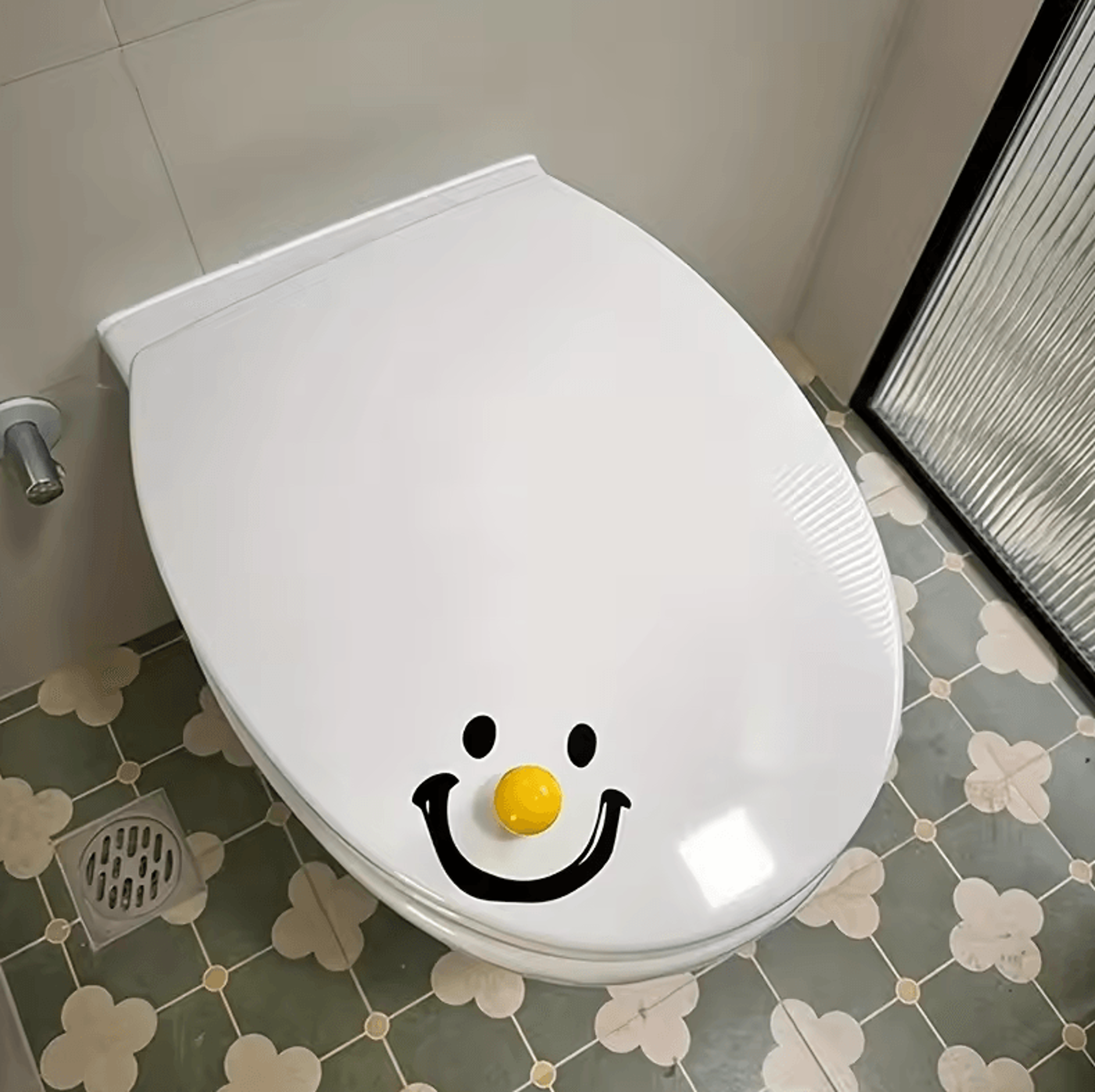 dopamine smile ball toilet lid lifter – handheld toilet seat cover opener for bathroom