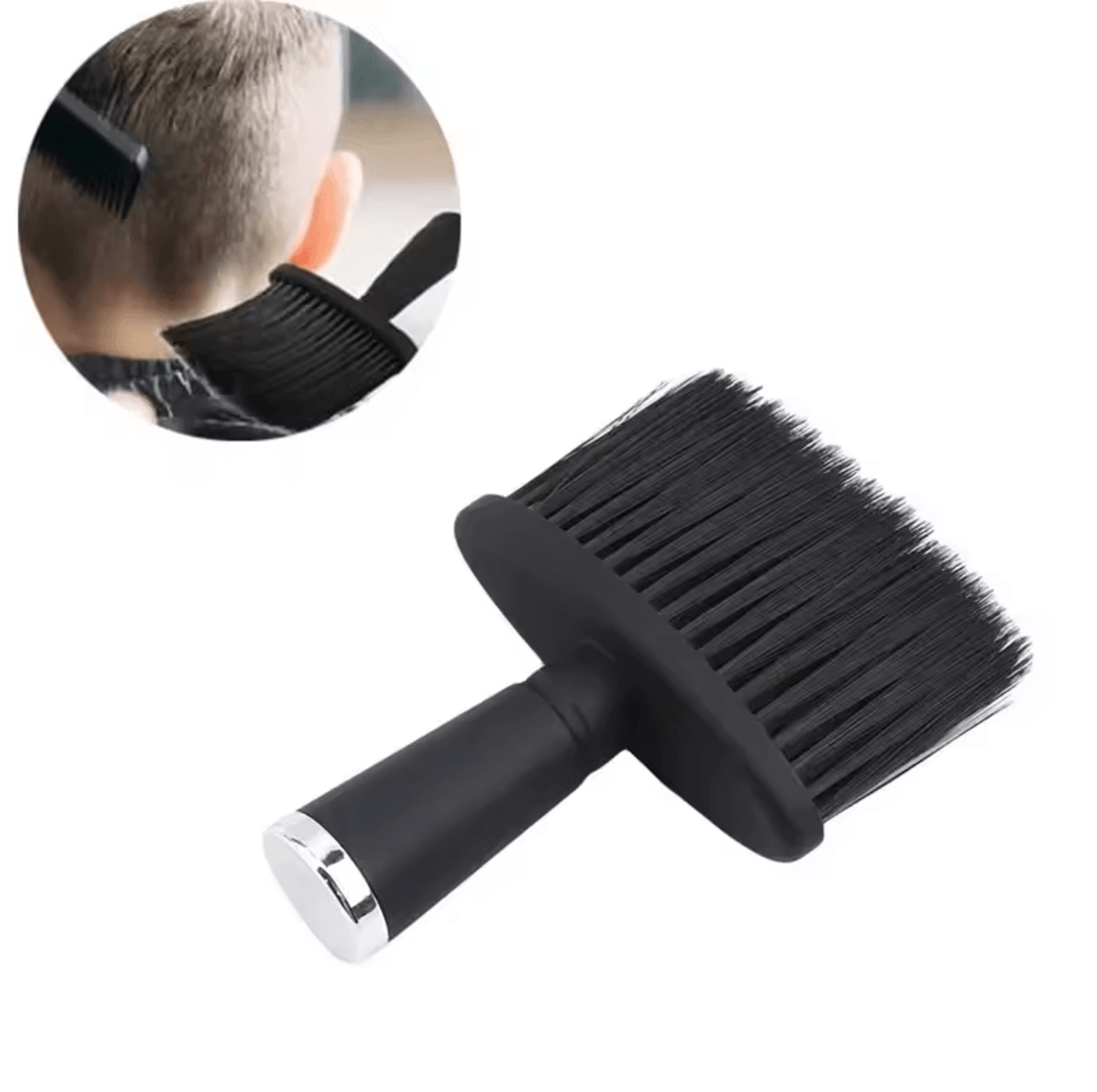 professional soft neck face duster brush – barber hair & beard cleaning brush for salon styling