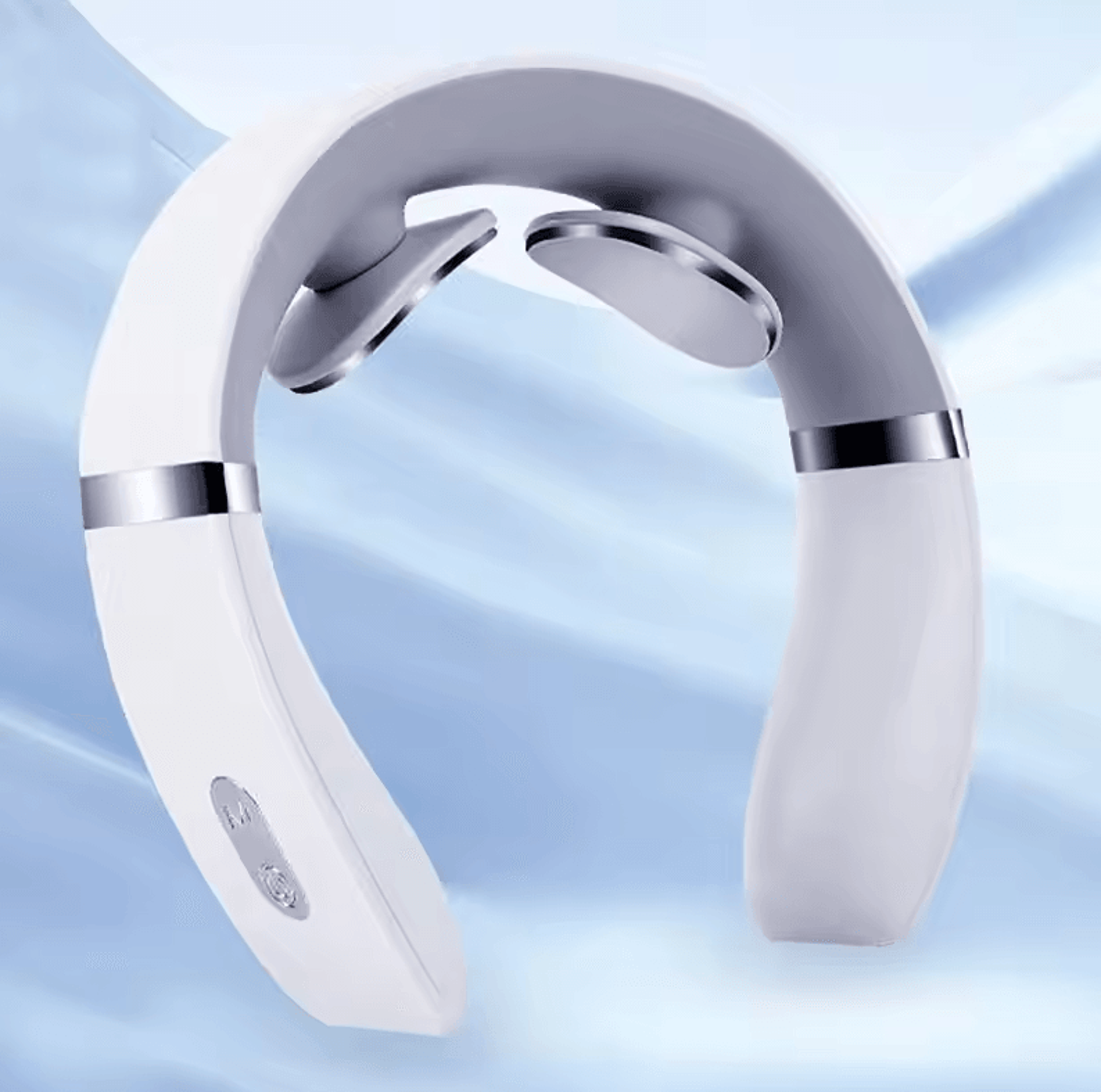 portable neck and shoulder massager for deep tissue relief with warm pressing care