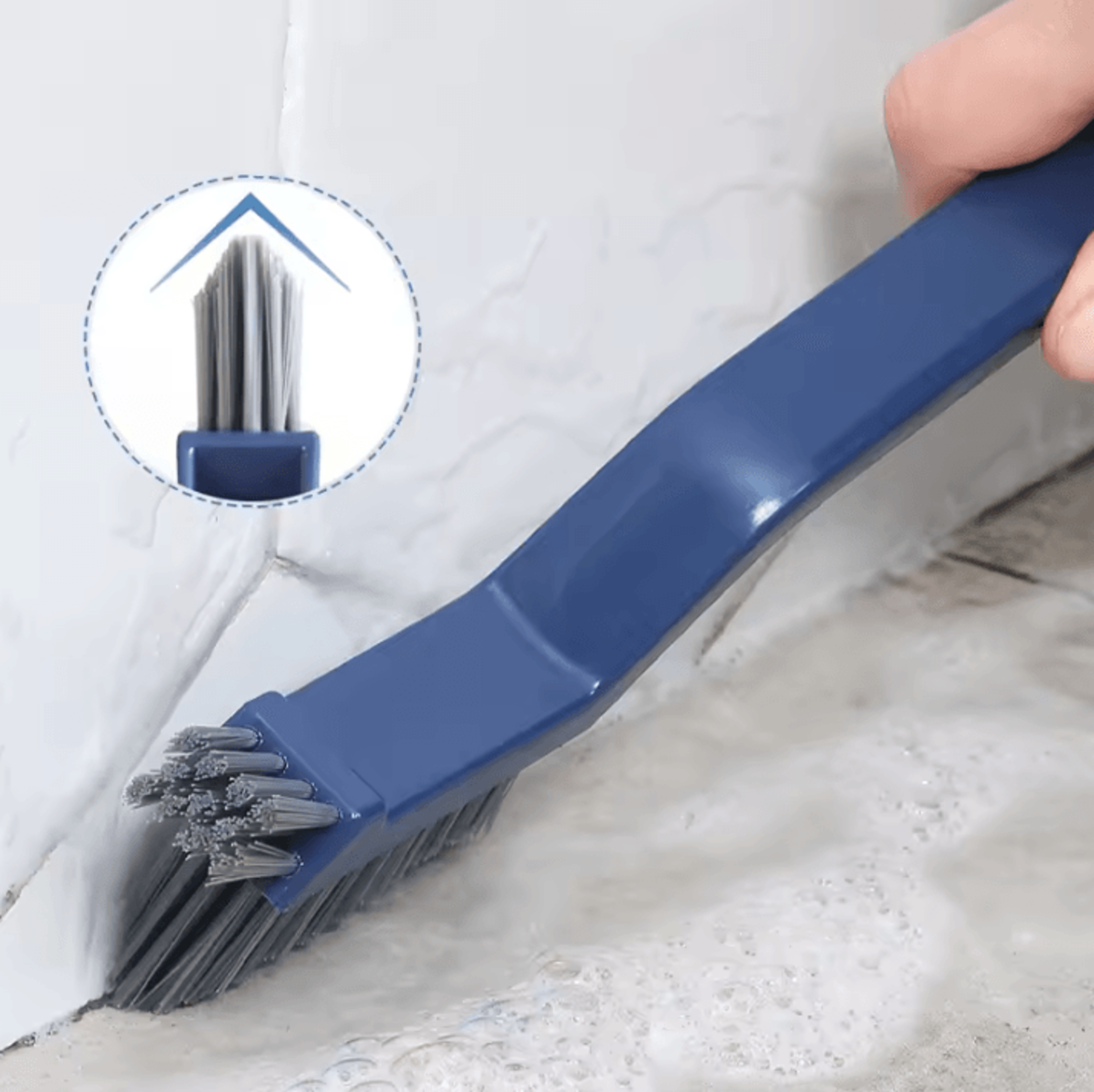 multipurpose cleaning brush for bathroom, floor, tile, window grooves, and corners