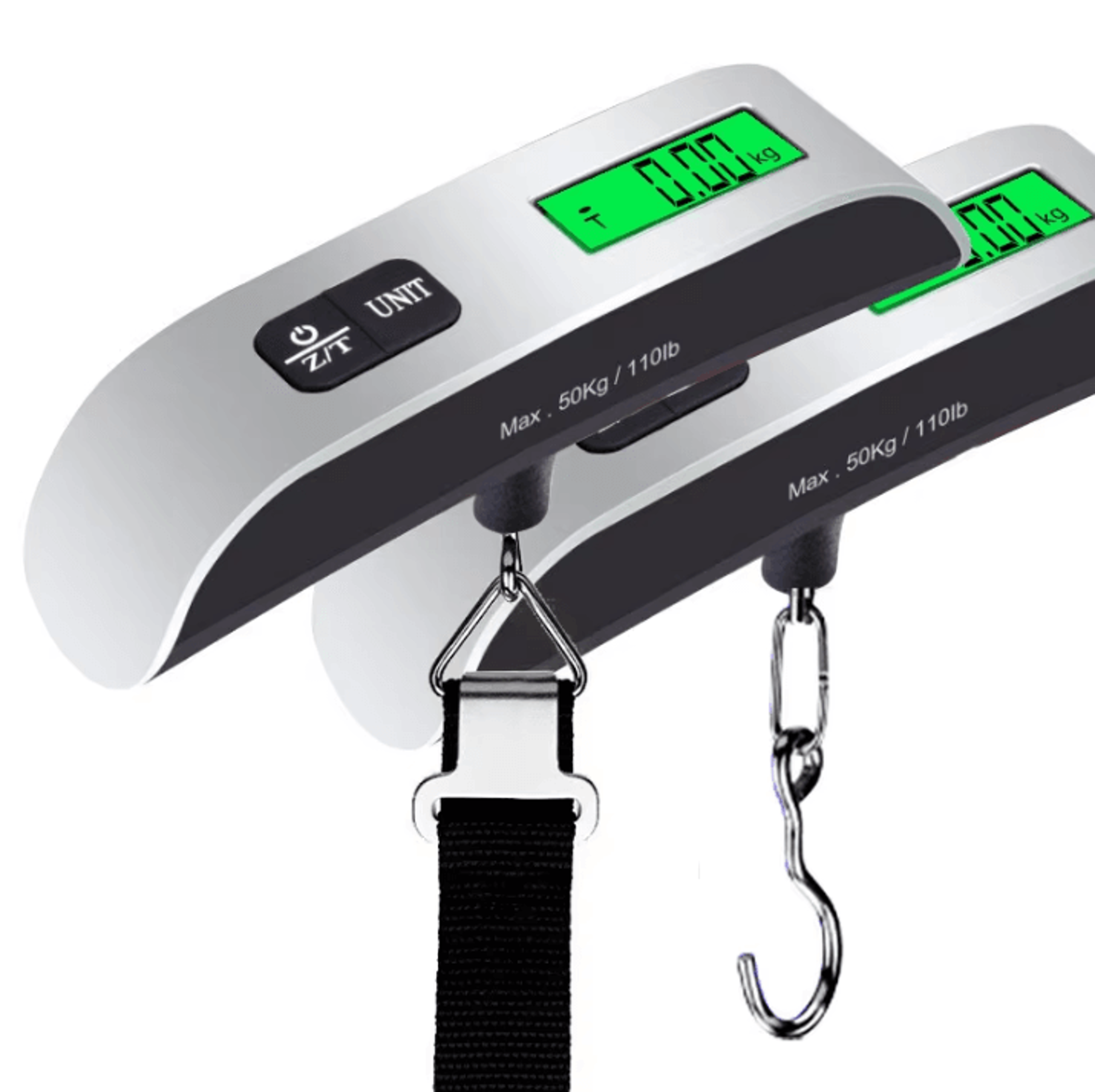 digital luggage scale – portable travel scale with lcd display 110 lb/50 kg baggage weighing scale