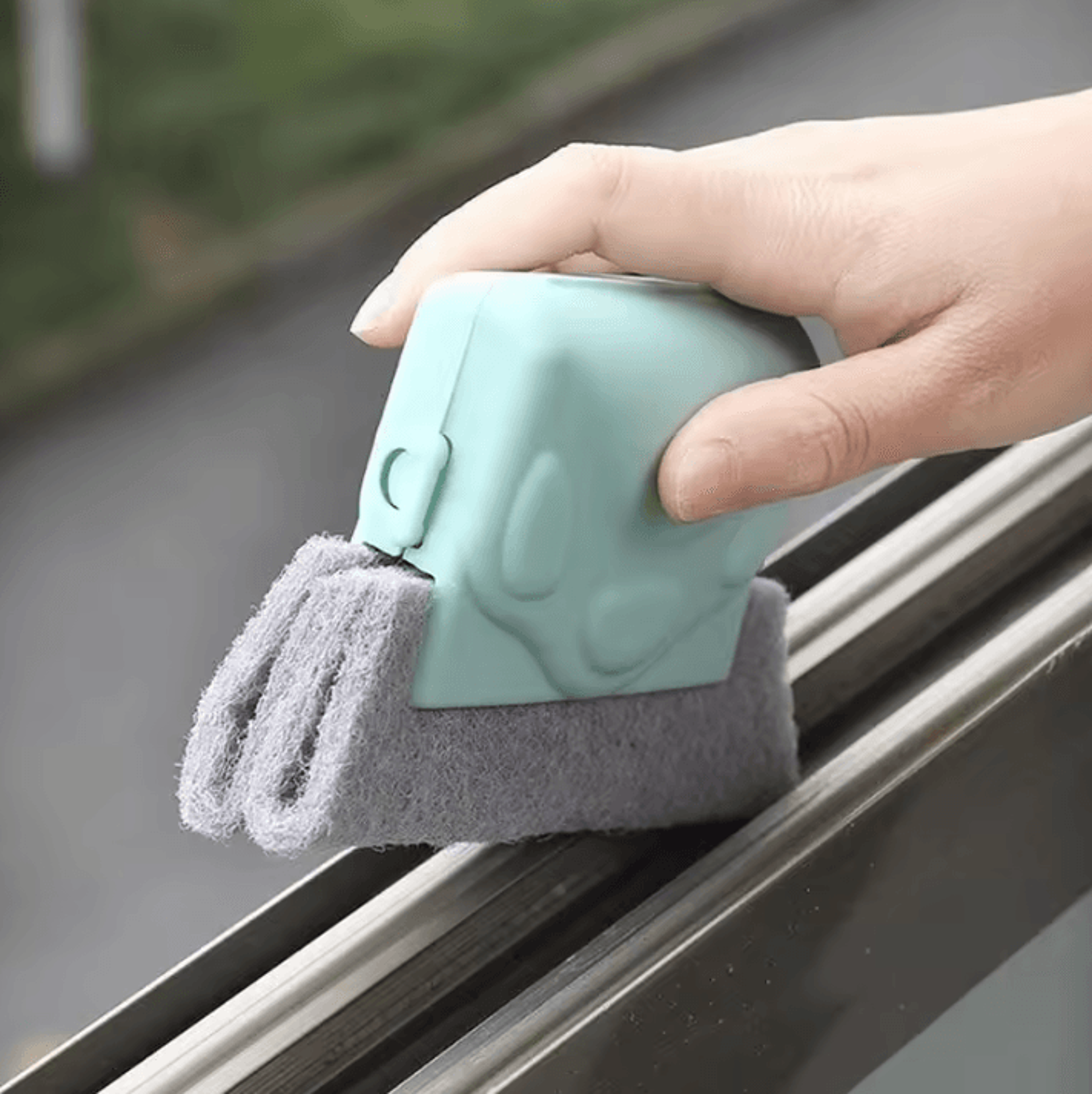 window groove cleaning tool and window slot cleaning brush for kitchen and window tracks