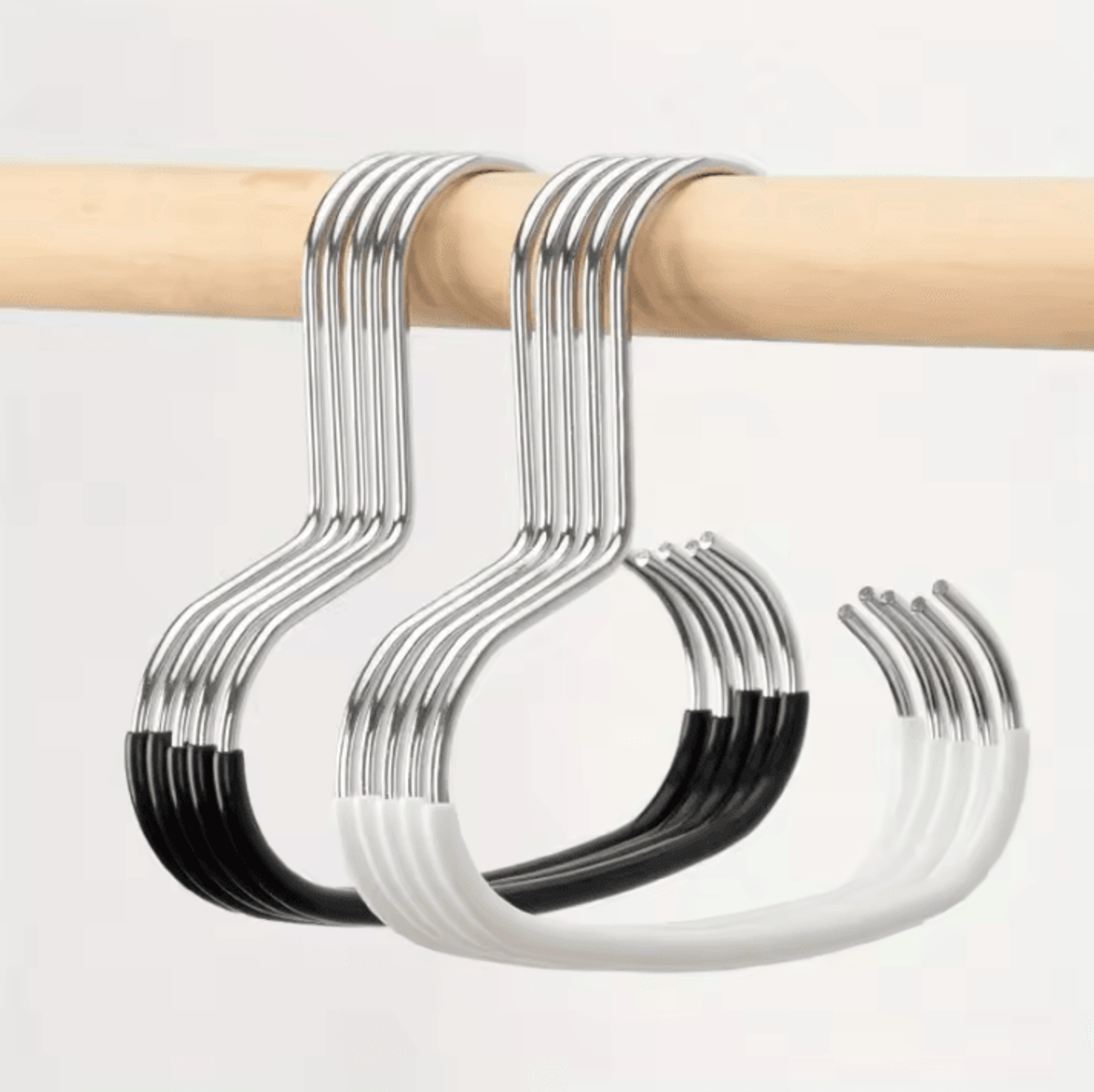 durable stainless steel hat hanger – non-slip hanging hooks for wardrobe storage organizer & multi-purpose use