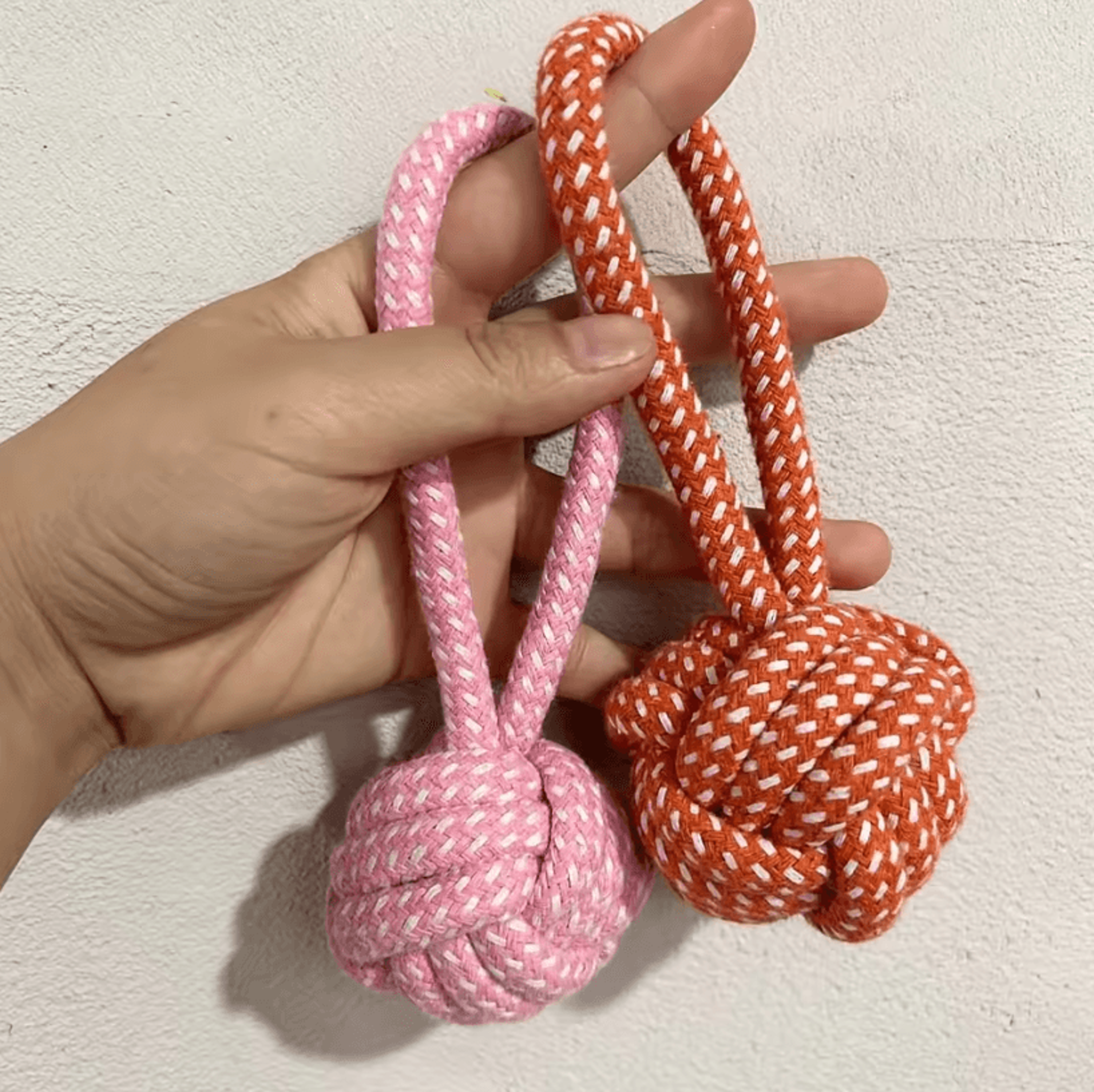 braided rope dog toy for interactive tug of war and dental care chewing – small to medium breed pet play toy