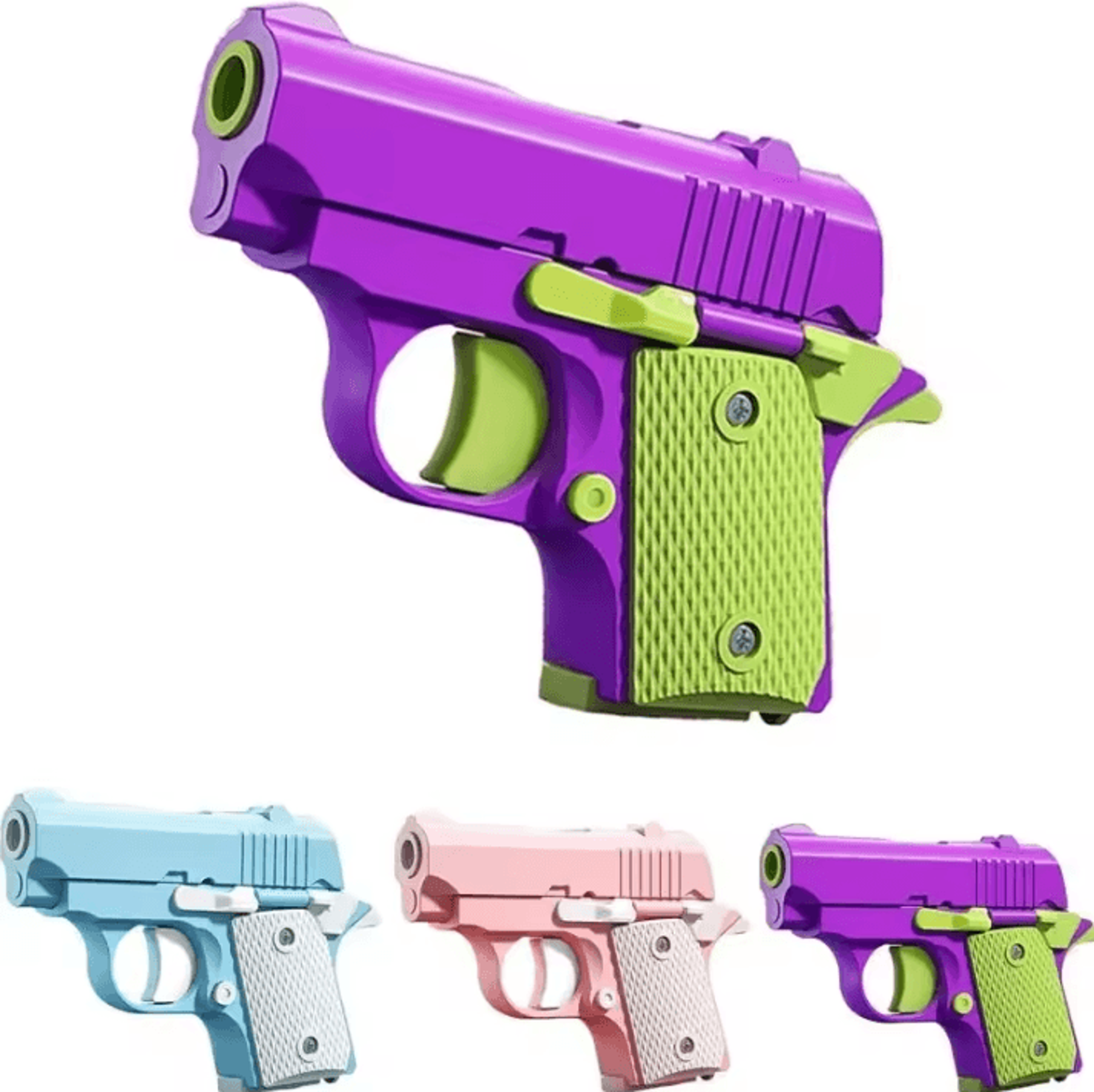 mini 3d gravity printed toy pistol model fun stress-relief gift for kids and adults