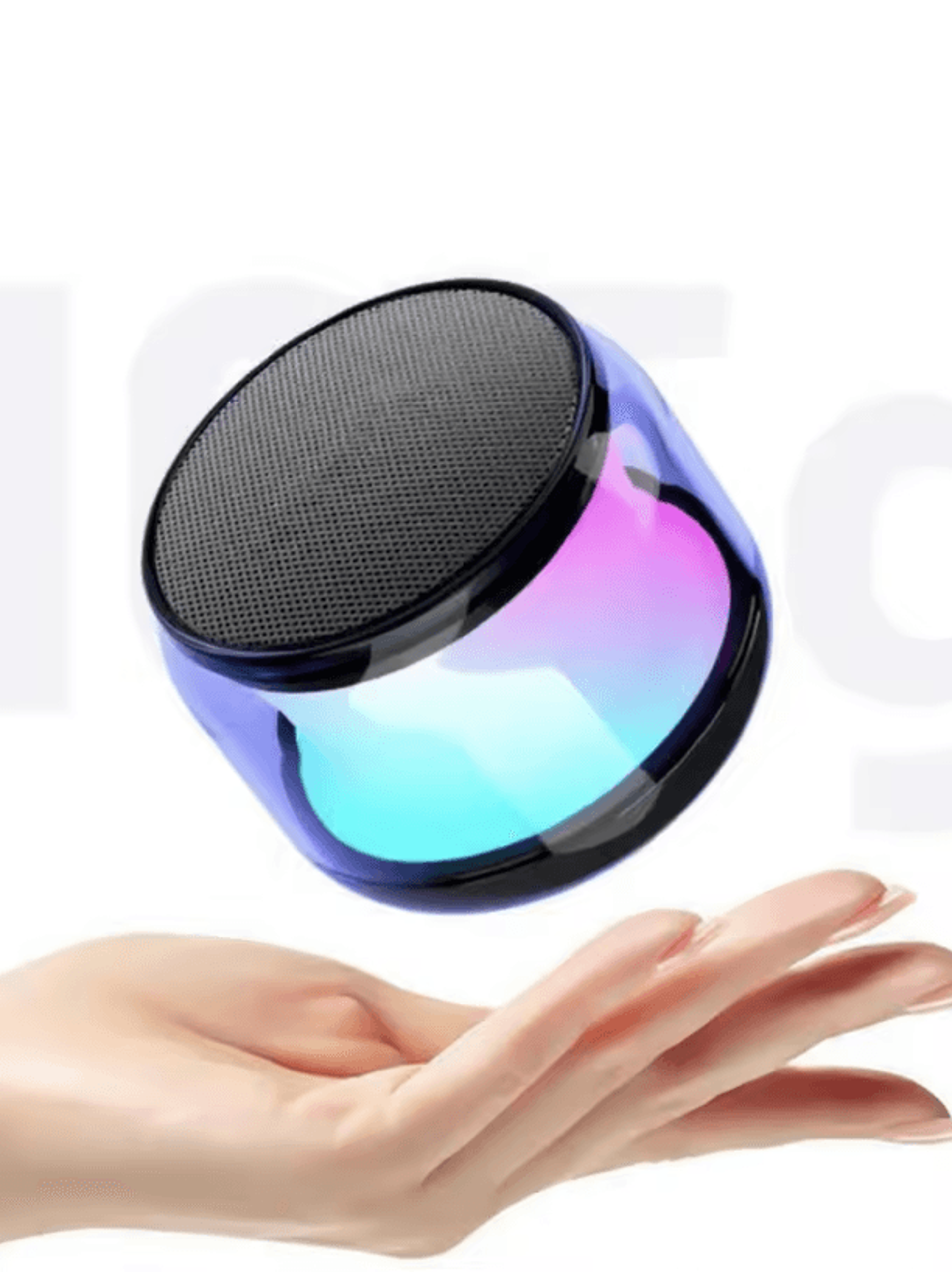 s100 cool multi-functional bluetooth speaker portable outdoor and home audio with sci-fi inspired design