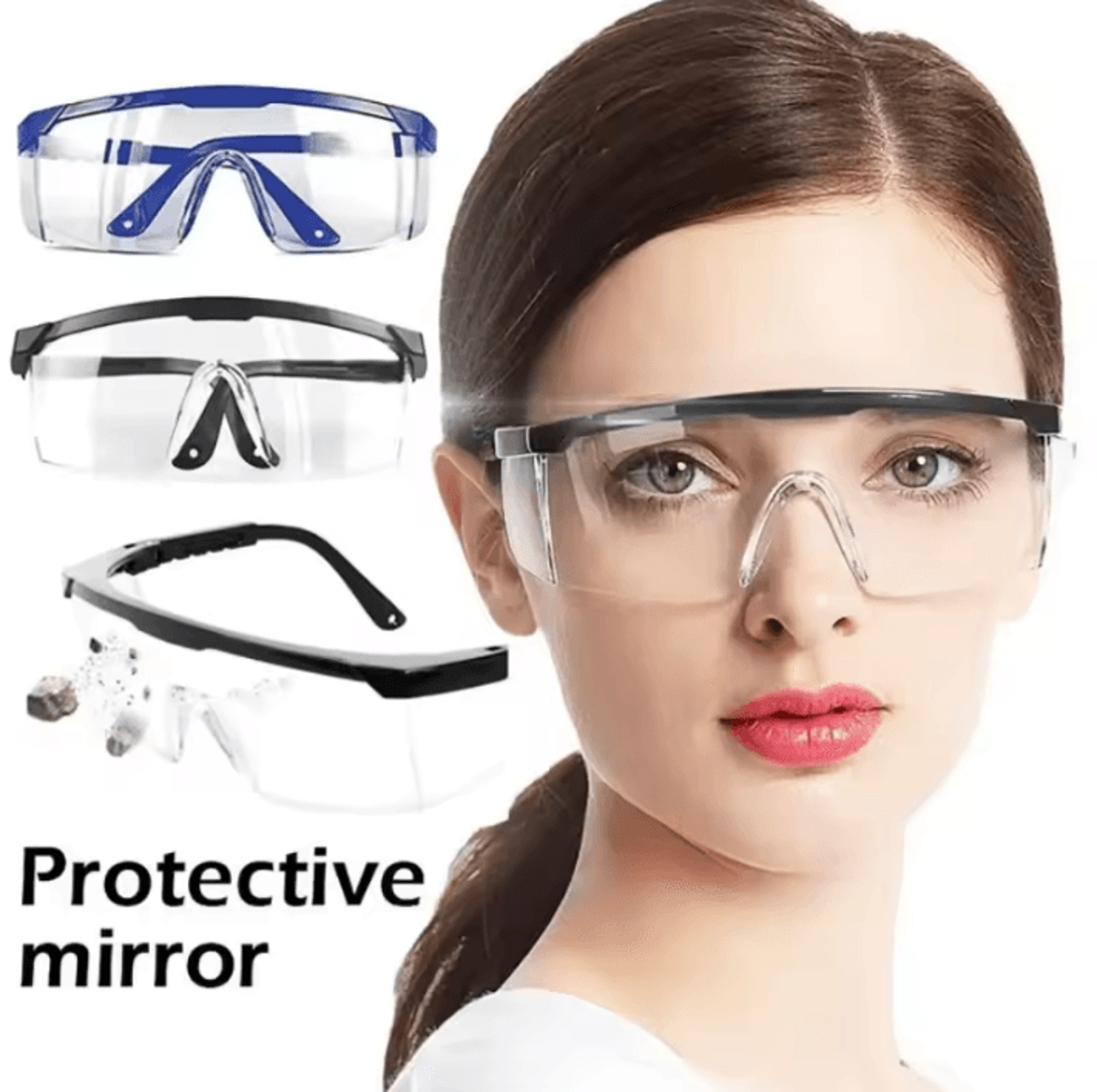 1pc anti-splash safety protective goggles waterproof and dustproof eye protection glasses