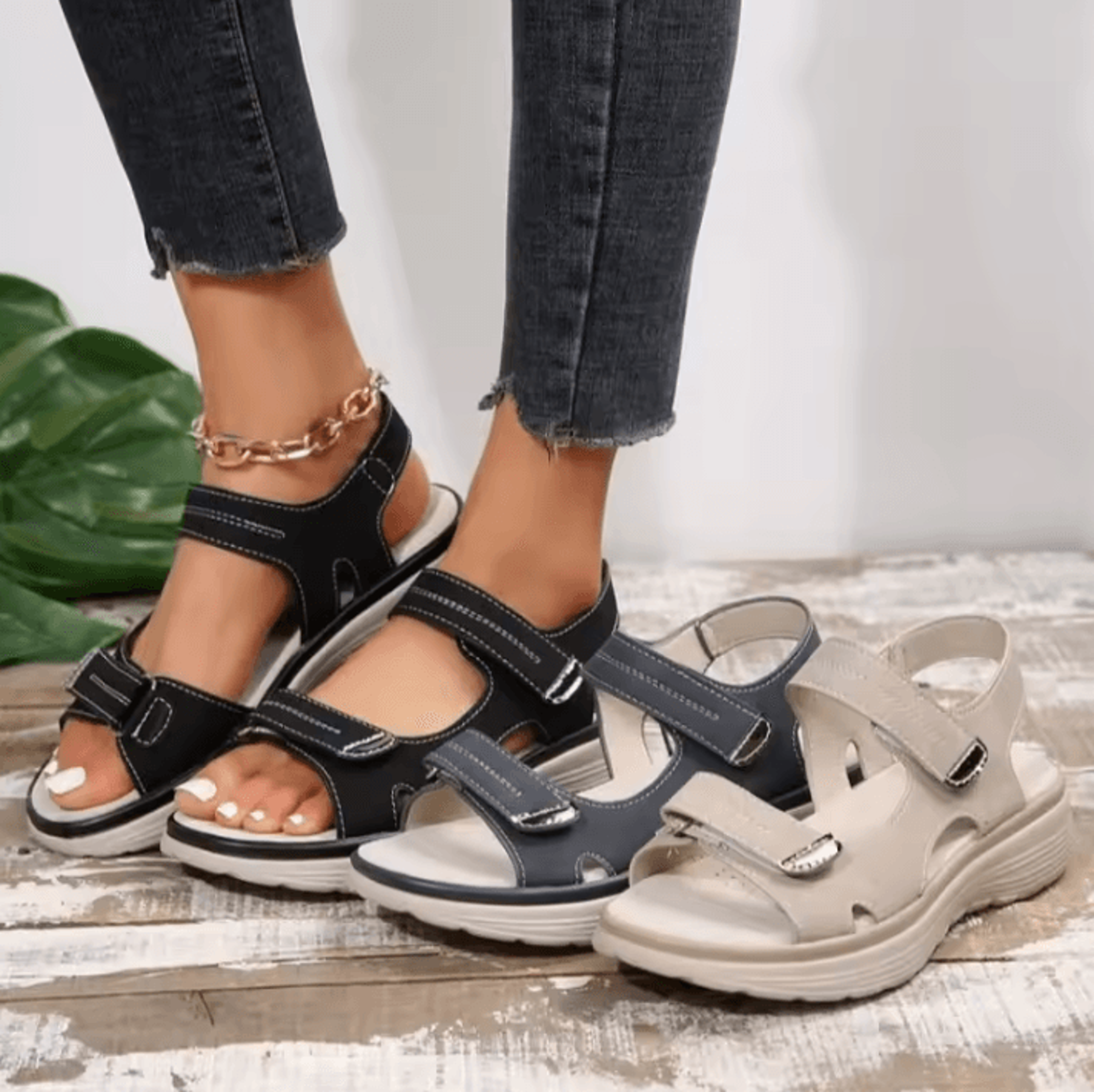 summer wedge sandals for women 2026 – lightweight non slip casual platform beach shoes (plus size)