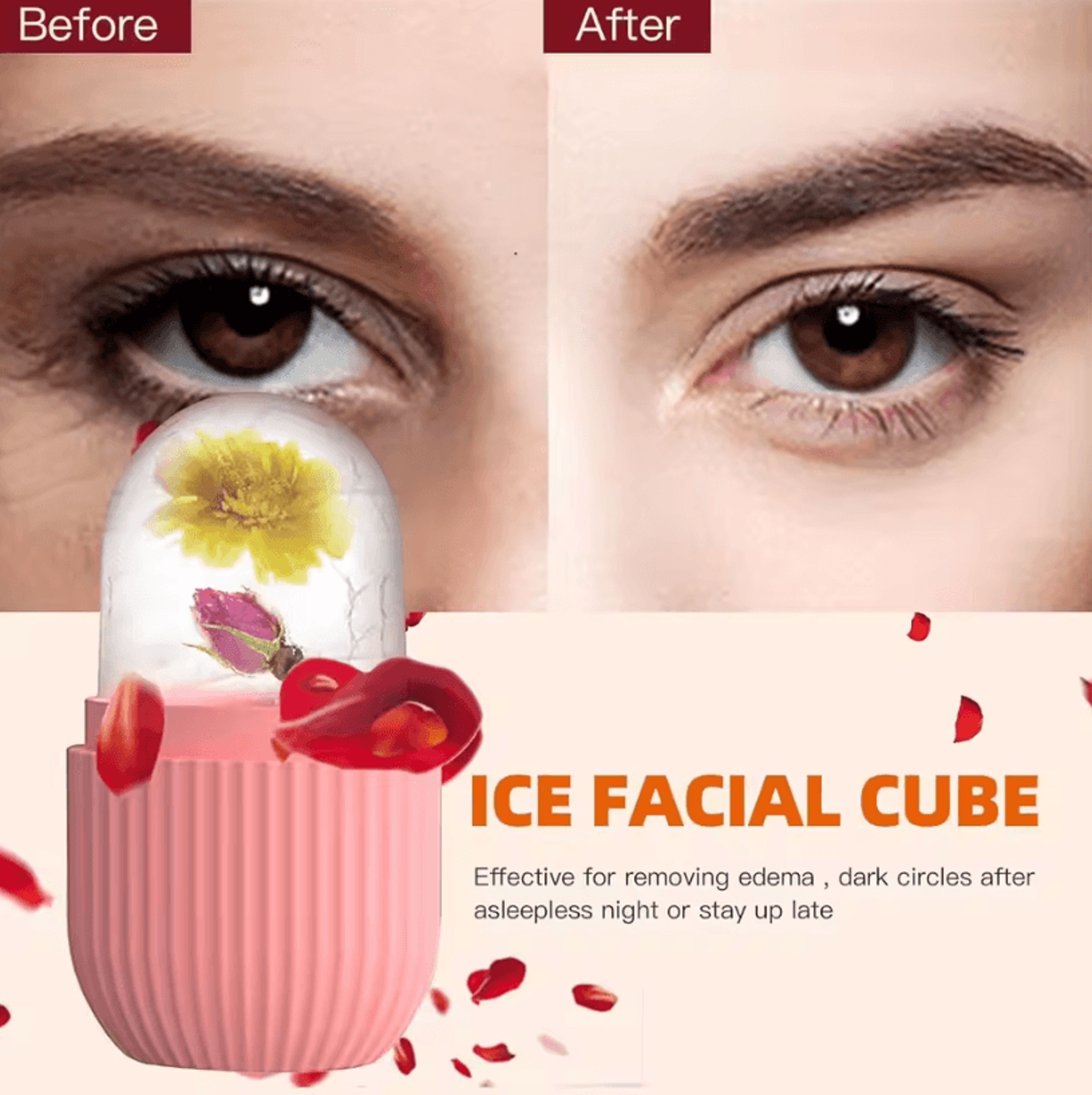 silicone ice cube tray – beauty ice ball face massager for lifting and skin care