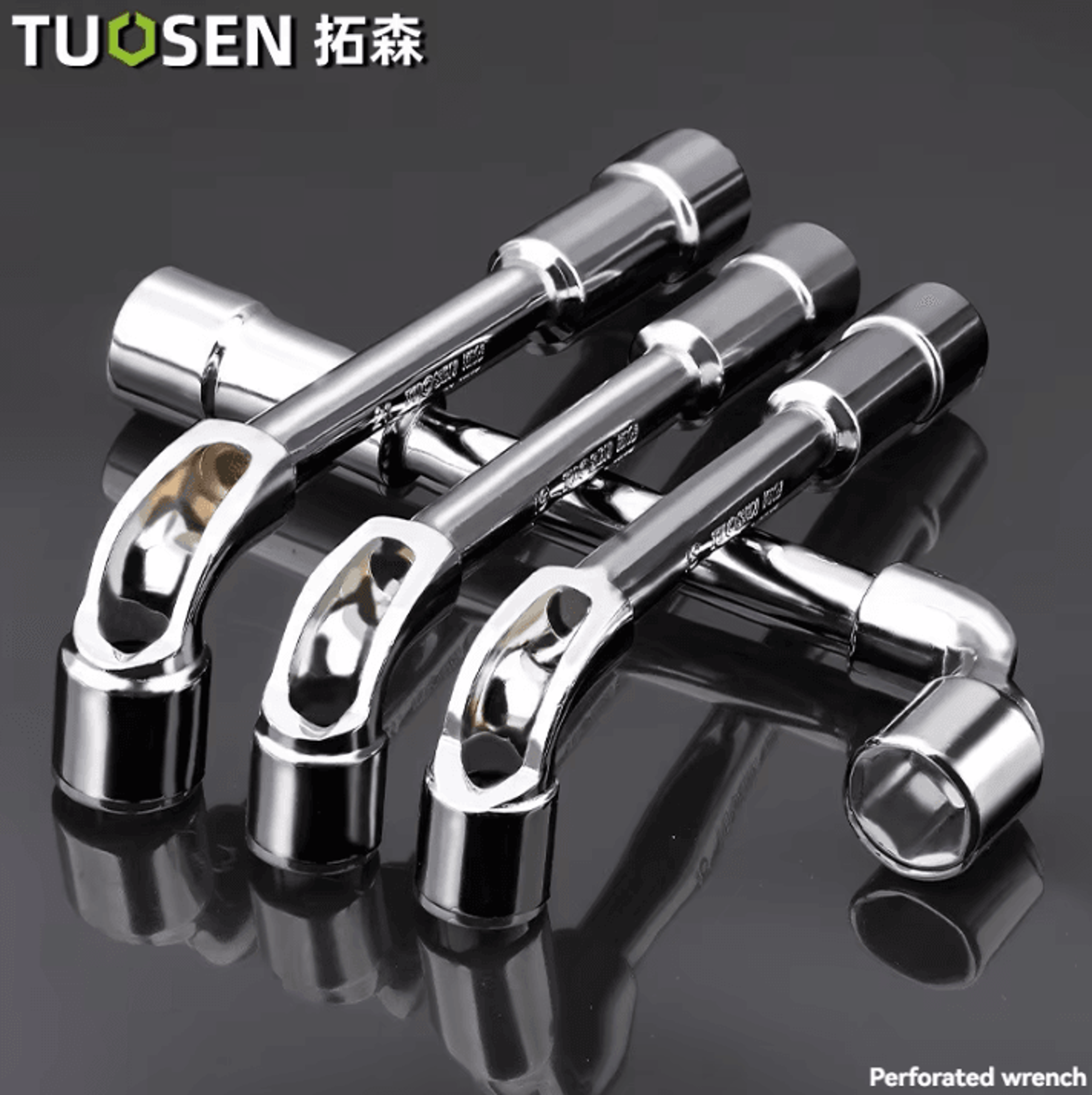 tuosen l-type pipe wrench – double head outer hexagon socket sleeve spanner
