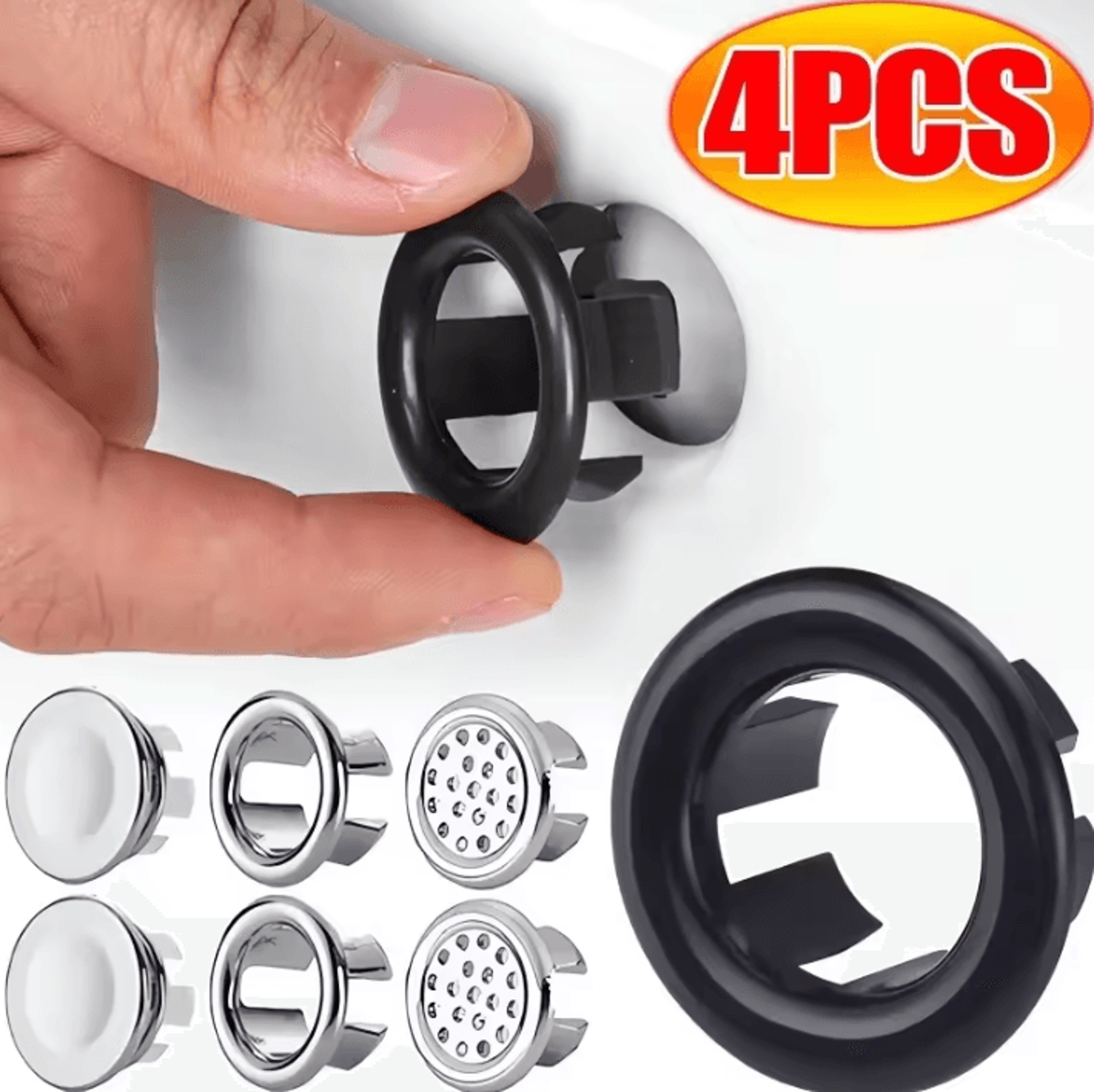 sink overflow plug – wash basin and kitchen bathroom drain cover replacement
