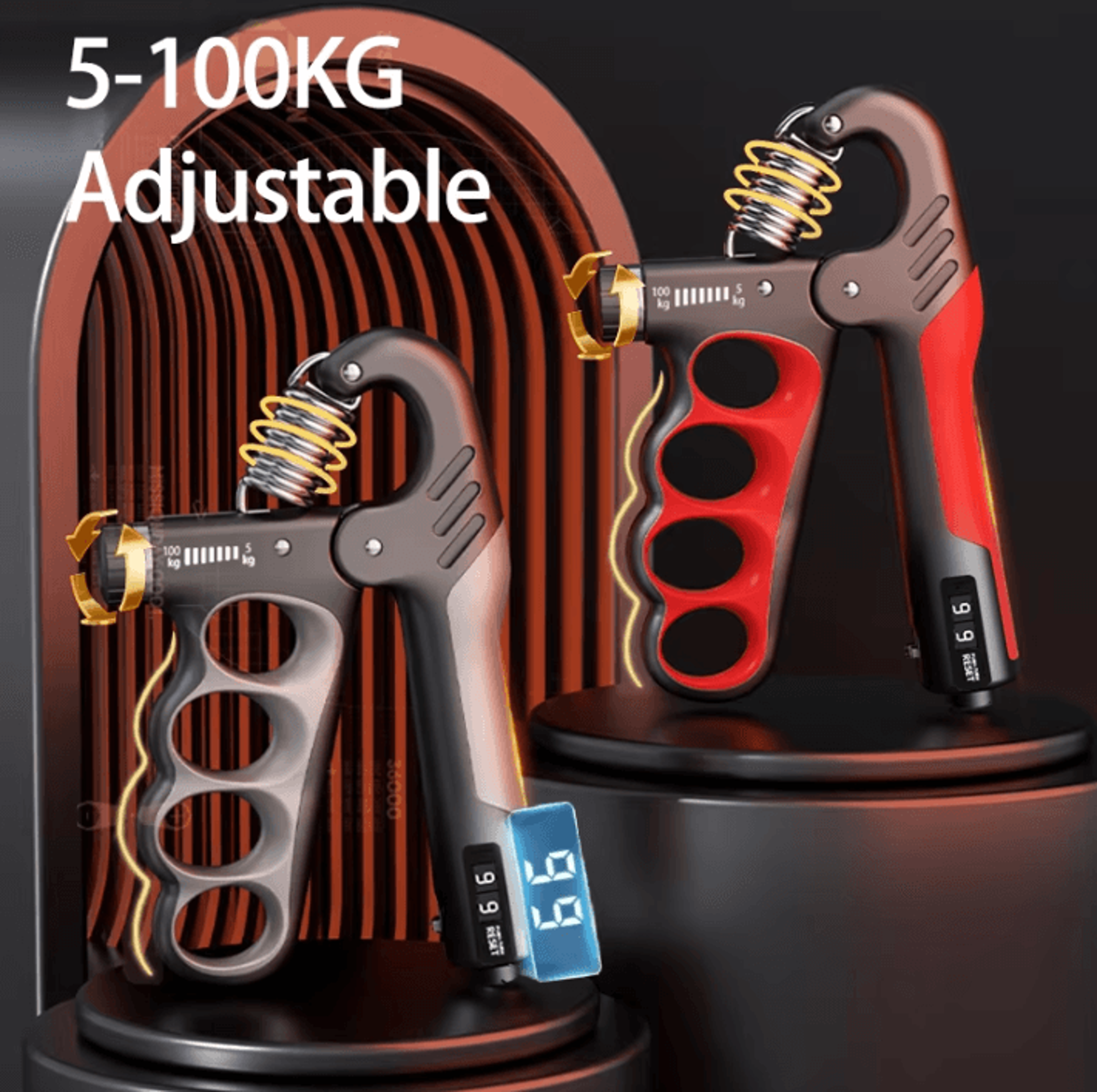 grip strength hand exerciser – adjustable wrist expander for hand and forearm strength