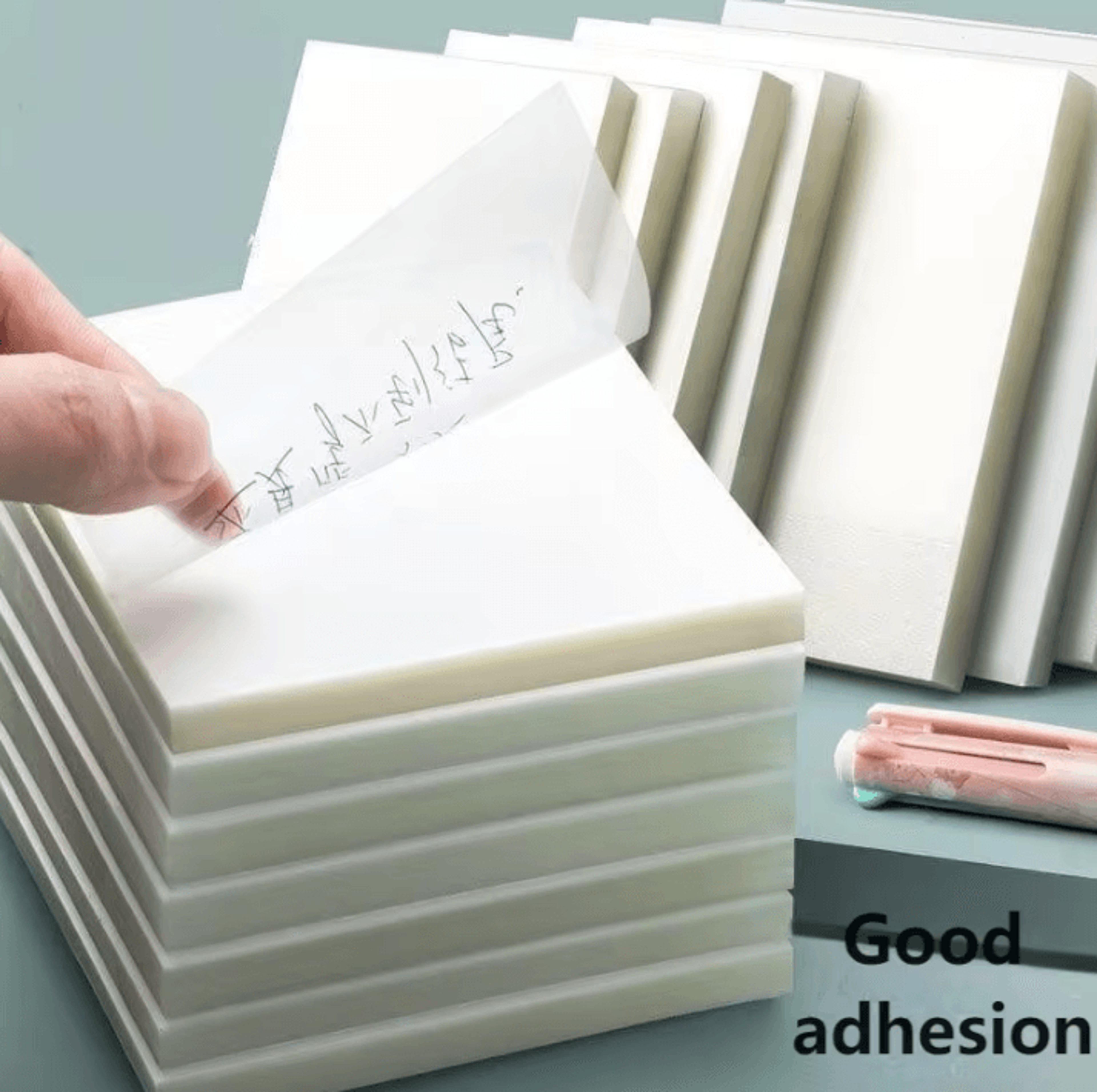 2-piece transparent reusable fluorescent sticker film – removable perspective window decals