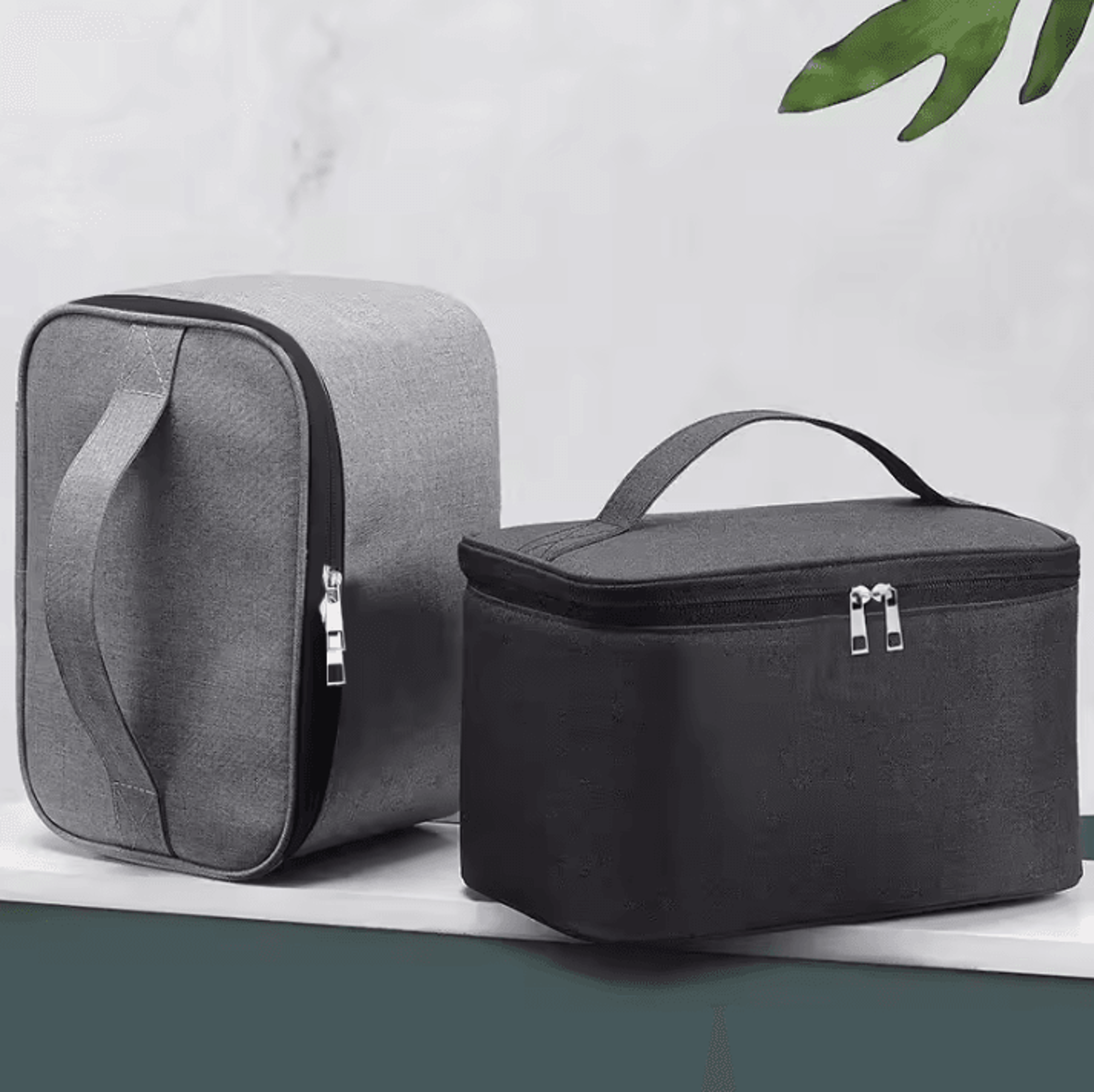 double layer mens toiletry bag – large capacity oxford travel cosmetic pouch