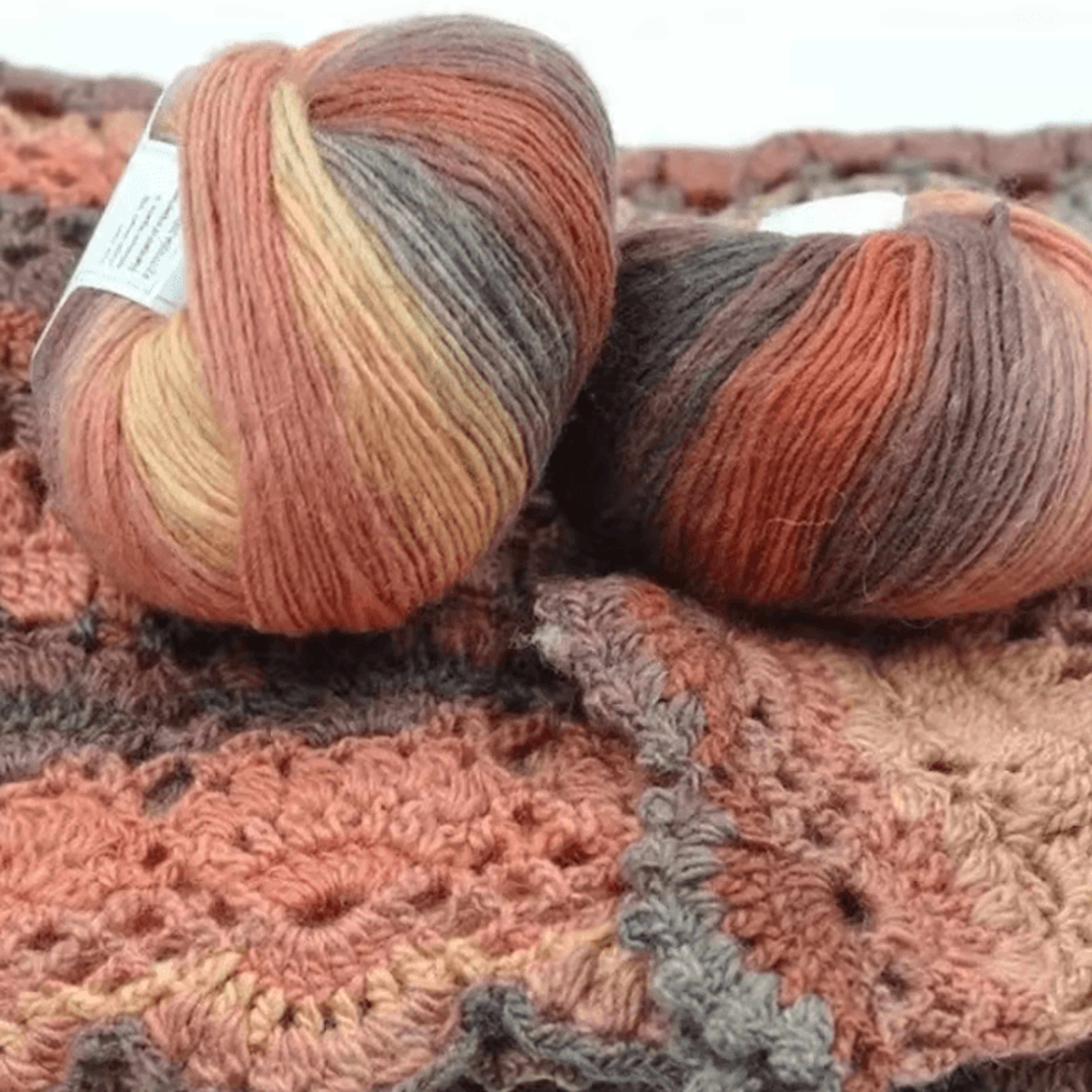 rainbow soft fine wool yarn – 50 g crochet & knitting fancy colorful yarn ball