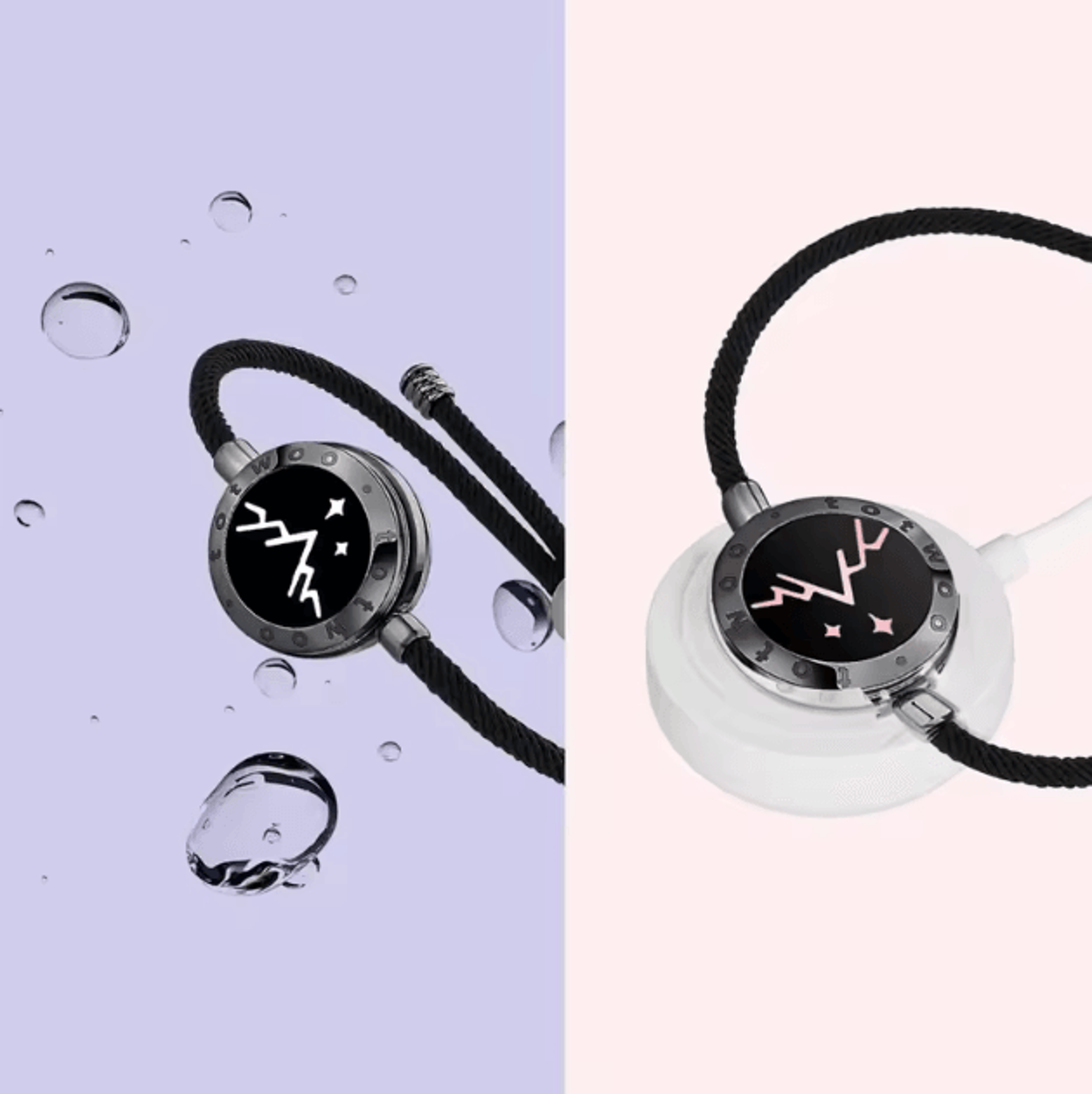 totwoo smart long distance touch bracelets – interactive vibration & light couple connection jewelry