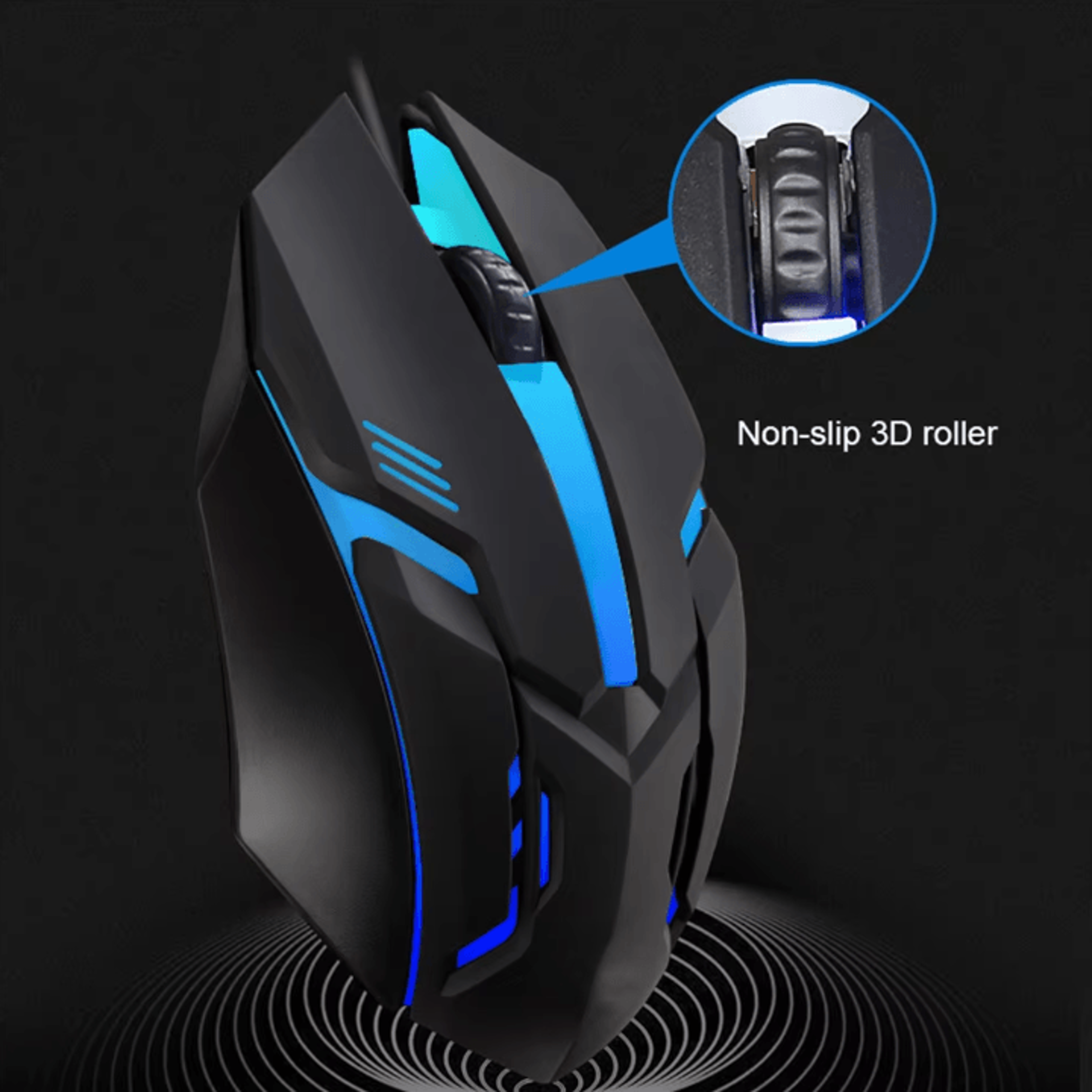 esports usb wired mouse, colorful led gaming mouse, wired optical mouse, suitable for desktop and laptop computers