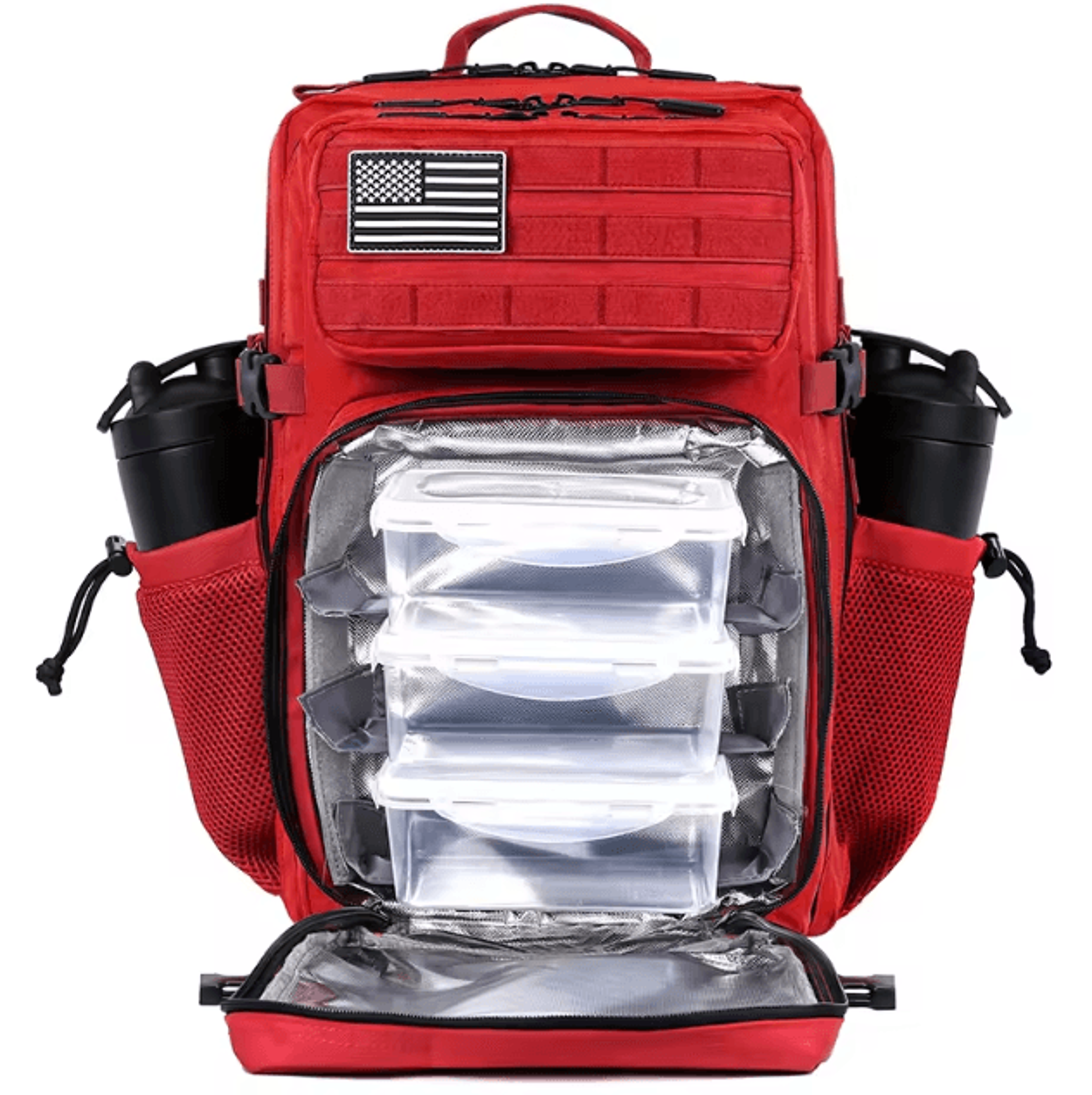 evercool 45 l insulated meal prep backpack – tactical waterproof lunch cooler & outdoor rucksack