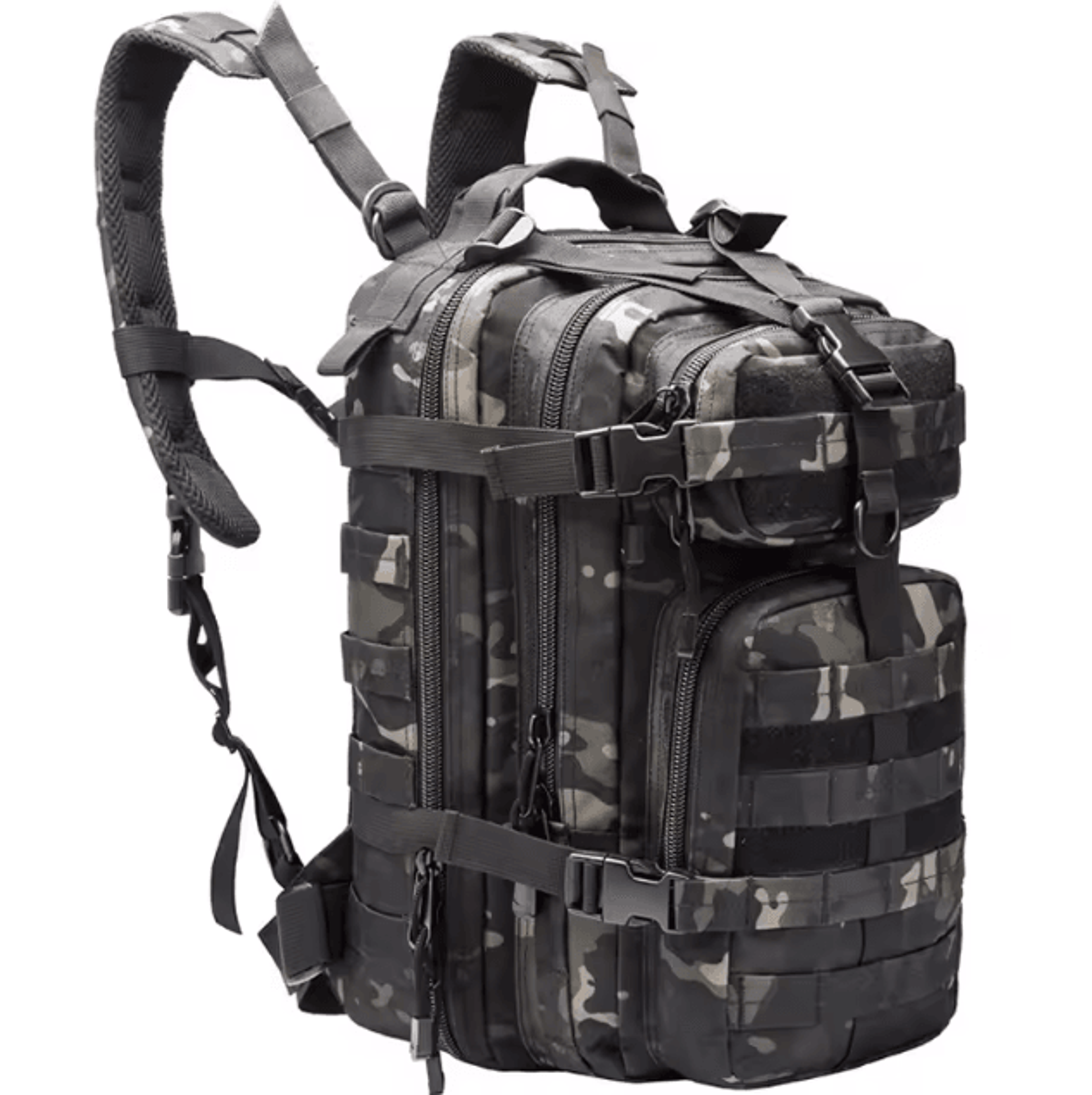 falconstrike 30l tactical backpack – military daypack molle bug out bag for hiking & camping