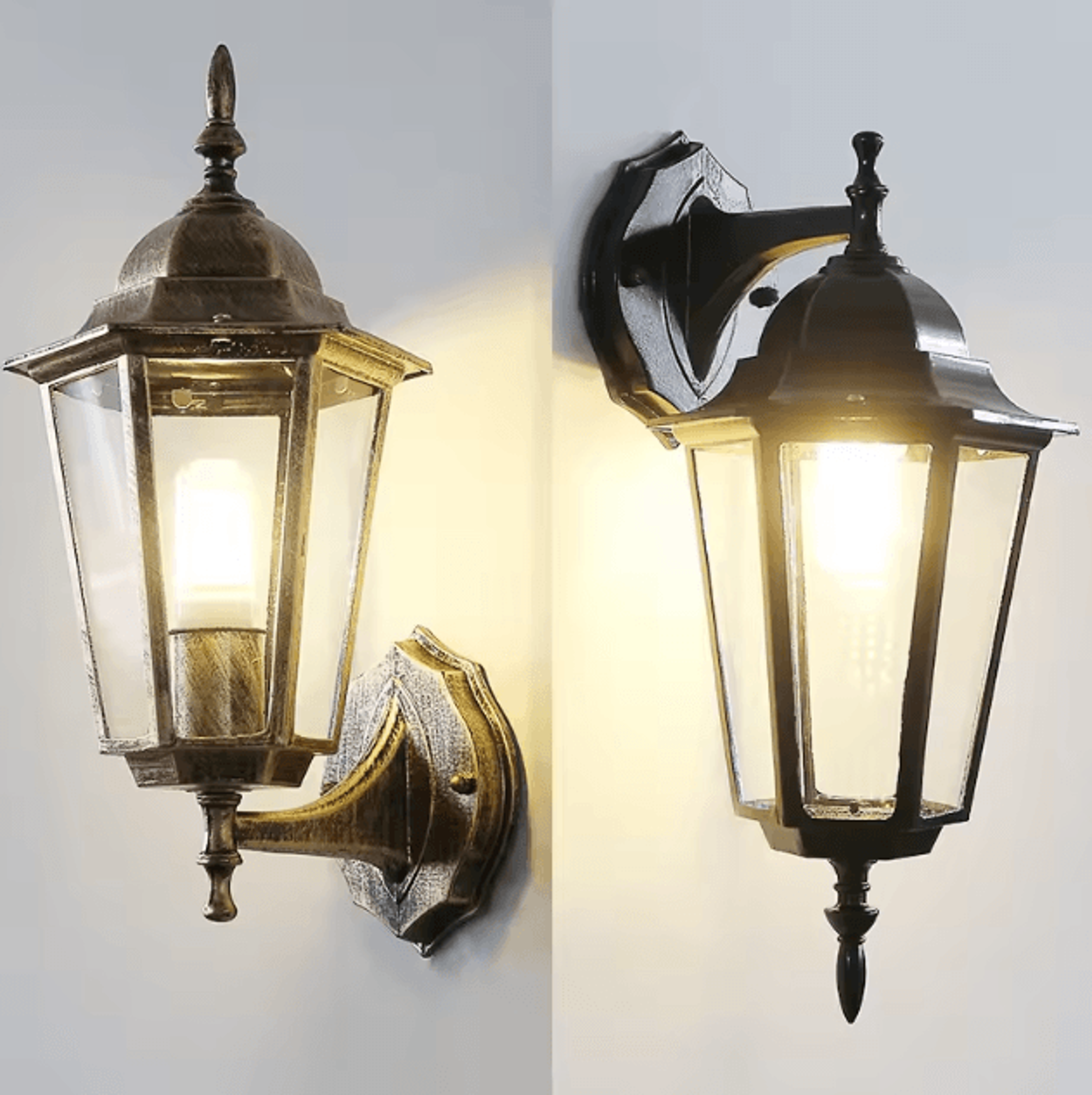 europe style retro e27 outdoor wall lamp waterproof exterior lighting for garden balcony porch