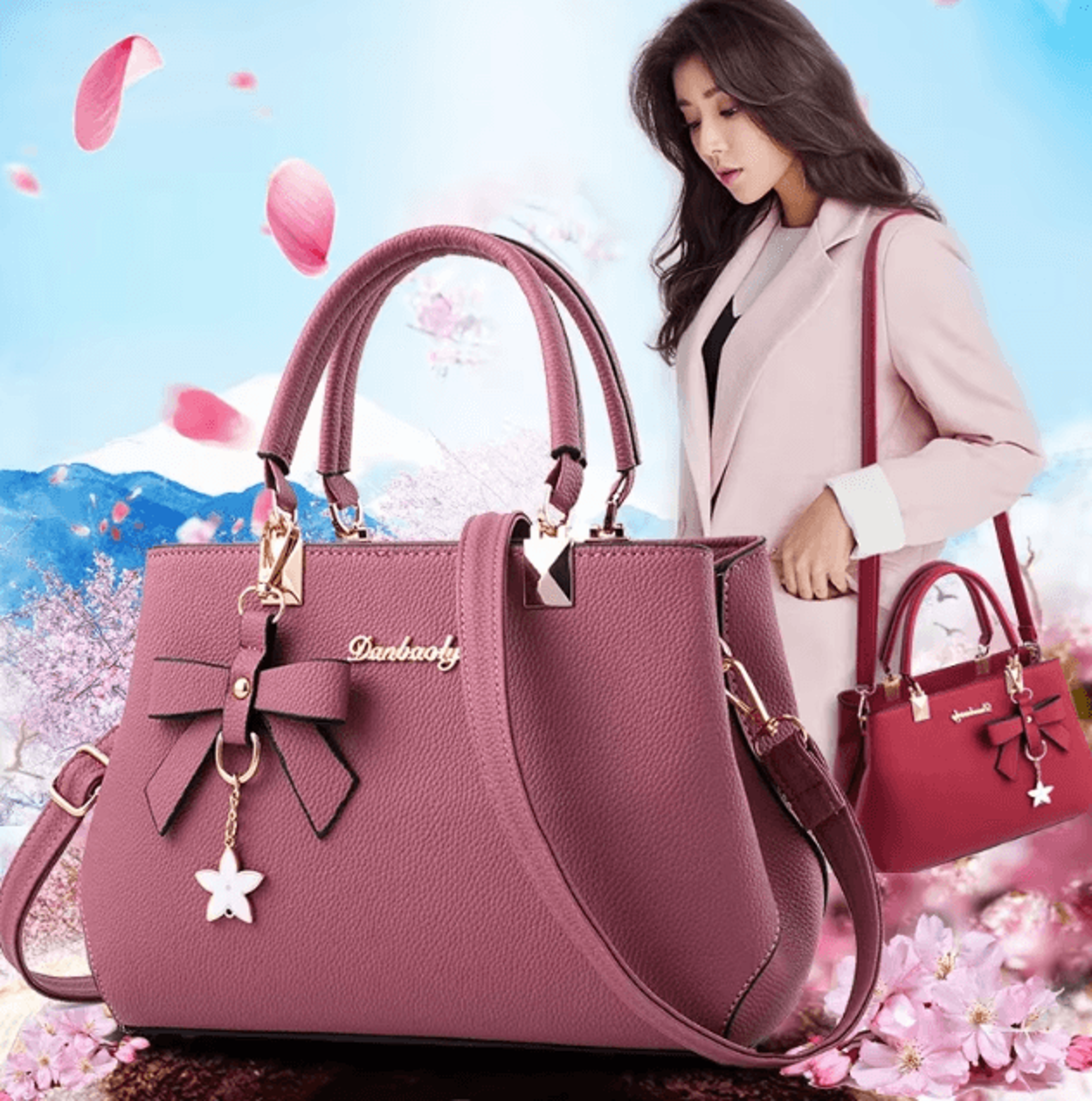 elegant floral shoulder bag luxury designer female crossbody purse