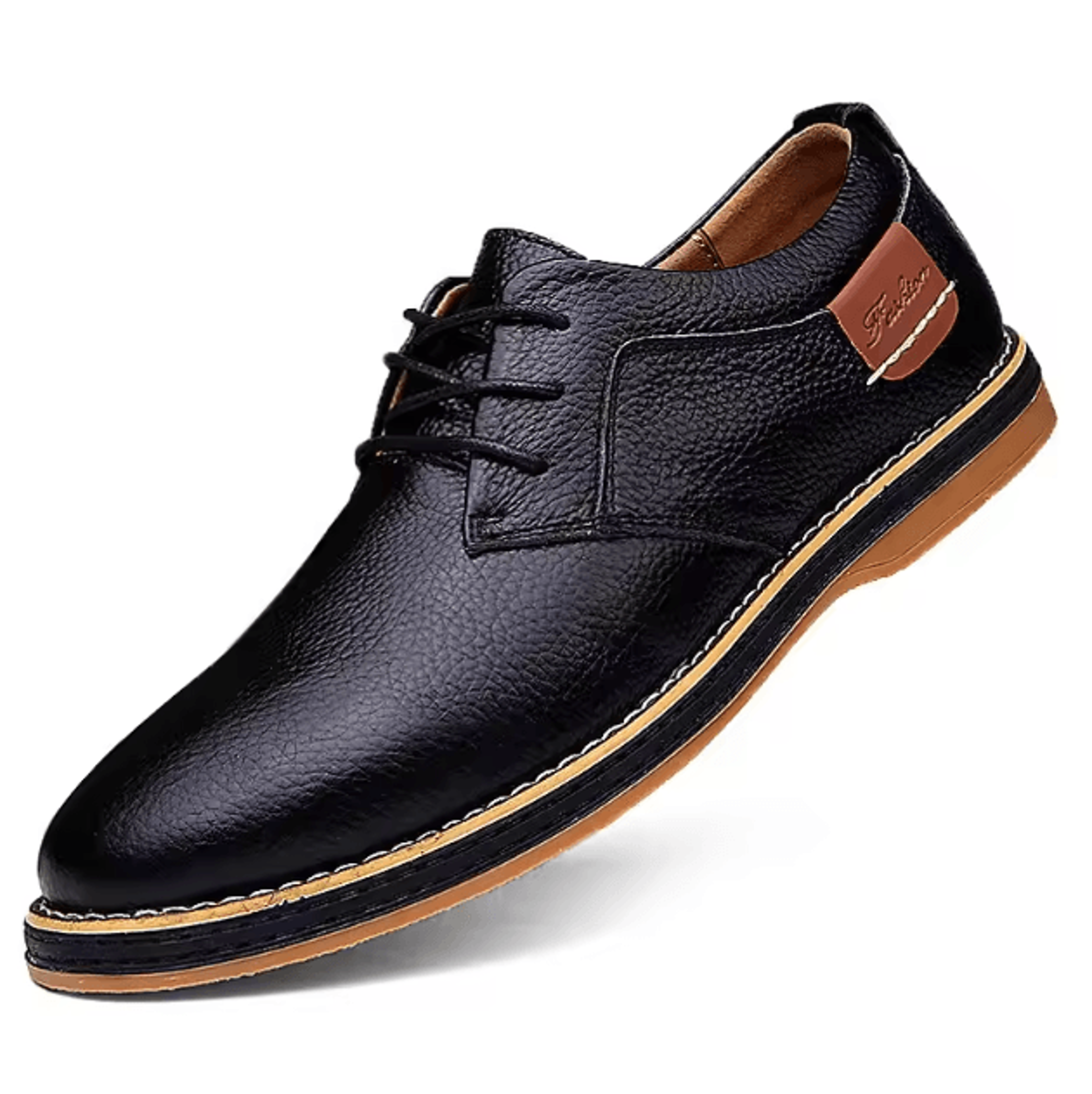 mens genuine leather dress shoes lace up brogue oxfords formal casual loafers plus size