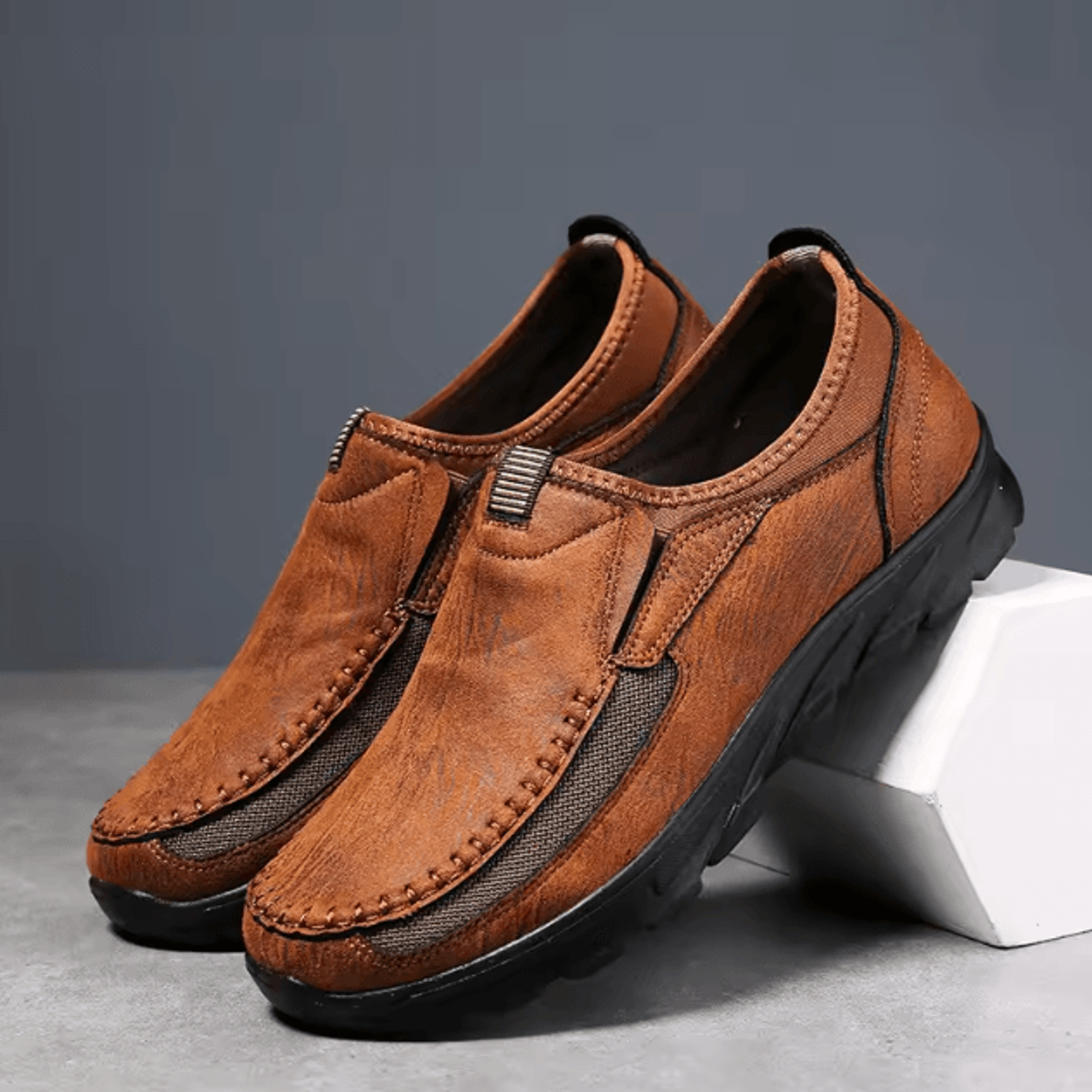 mens casual breathable loafers lightweight walking shoes comfortable everyday footwear