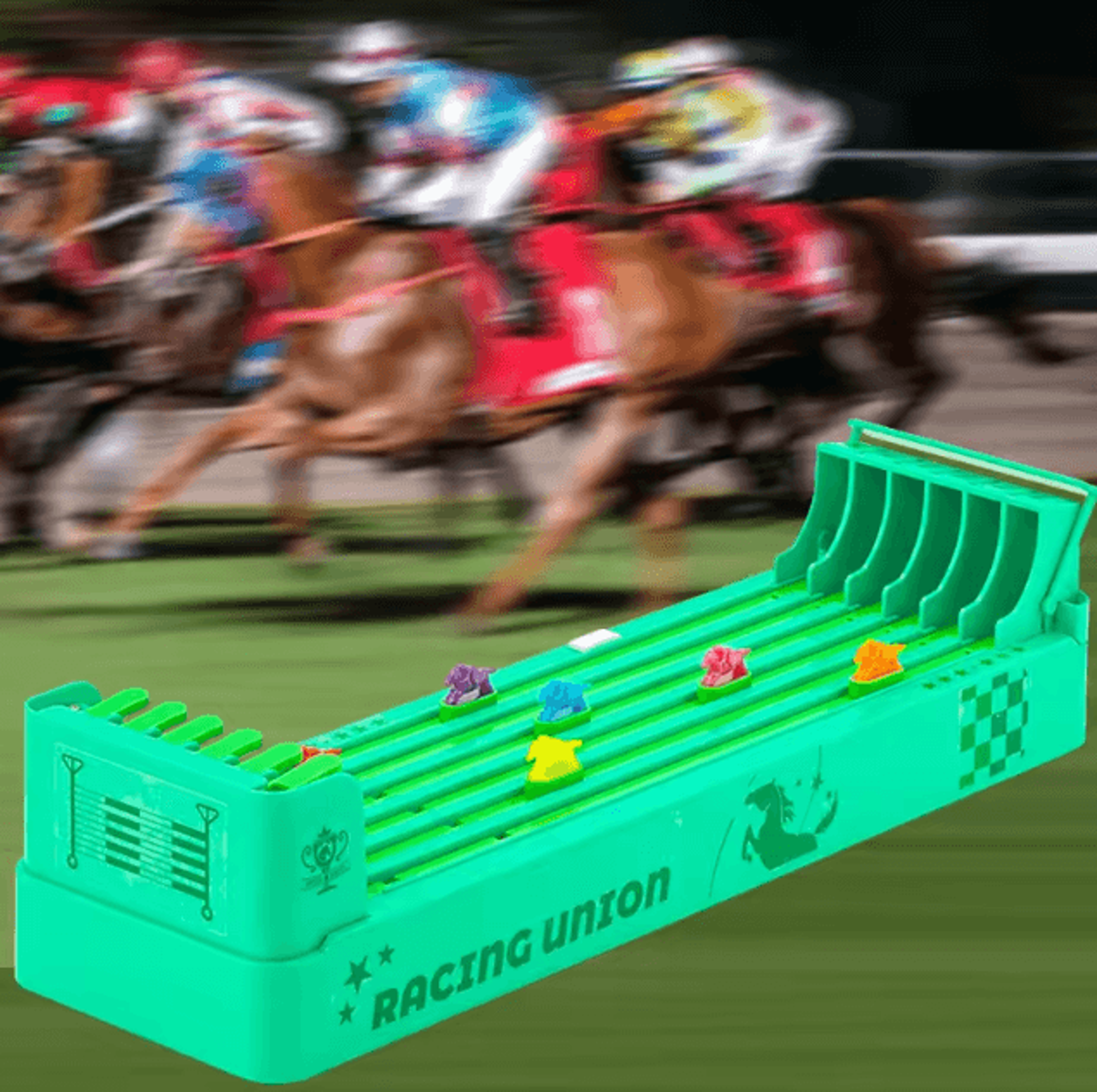 classic horse racing desktop tabletop game interactive party game family fun toy