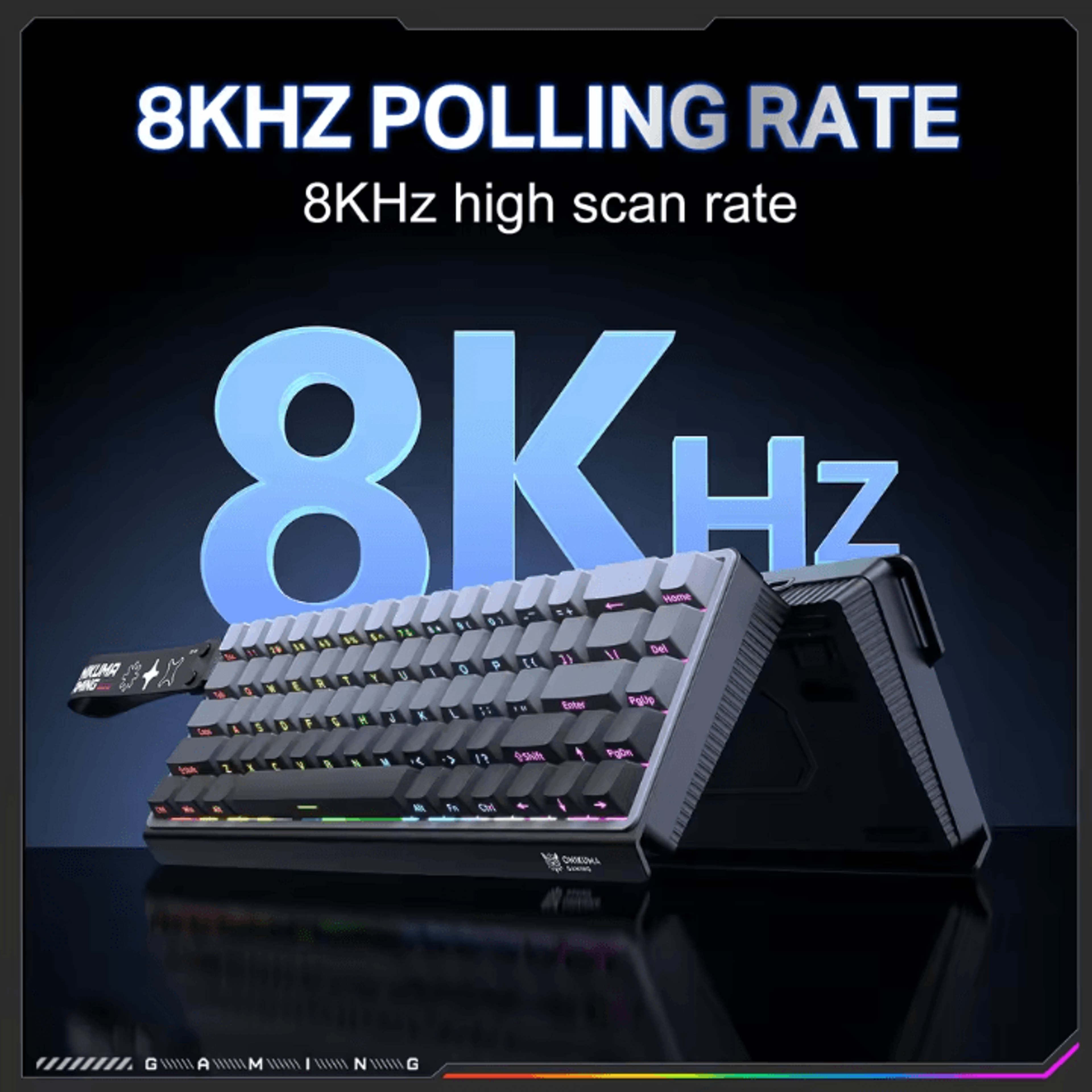 onikuma g69 magnetic gaming keyboard 60 percent wired high speed response