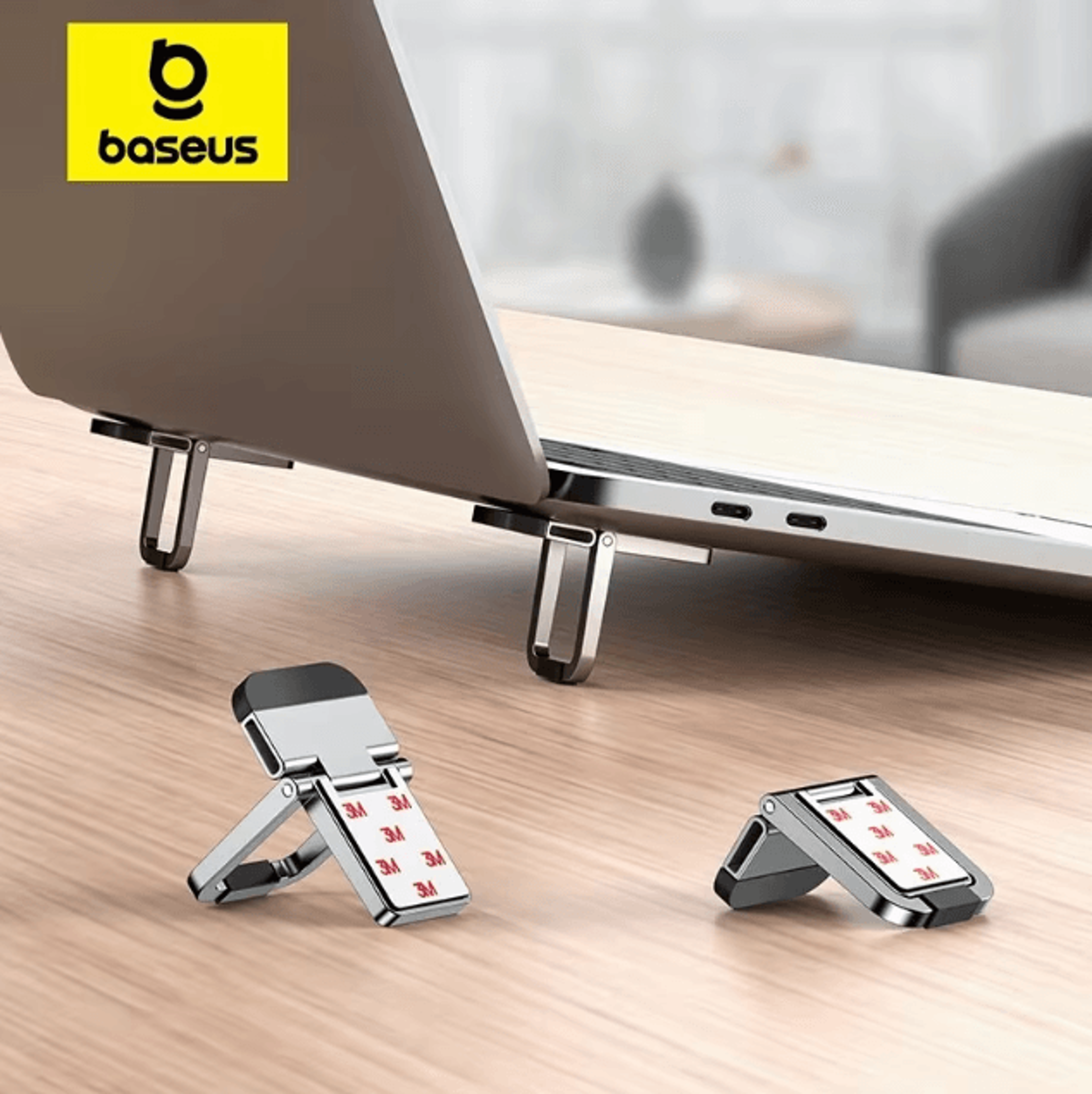 baseus foldable laptop stand portable notebook support adjustable cooling holder