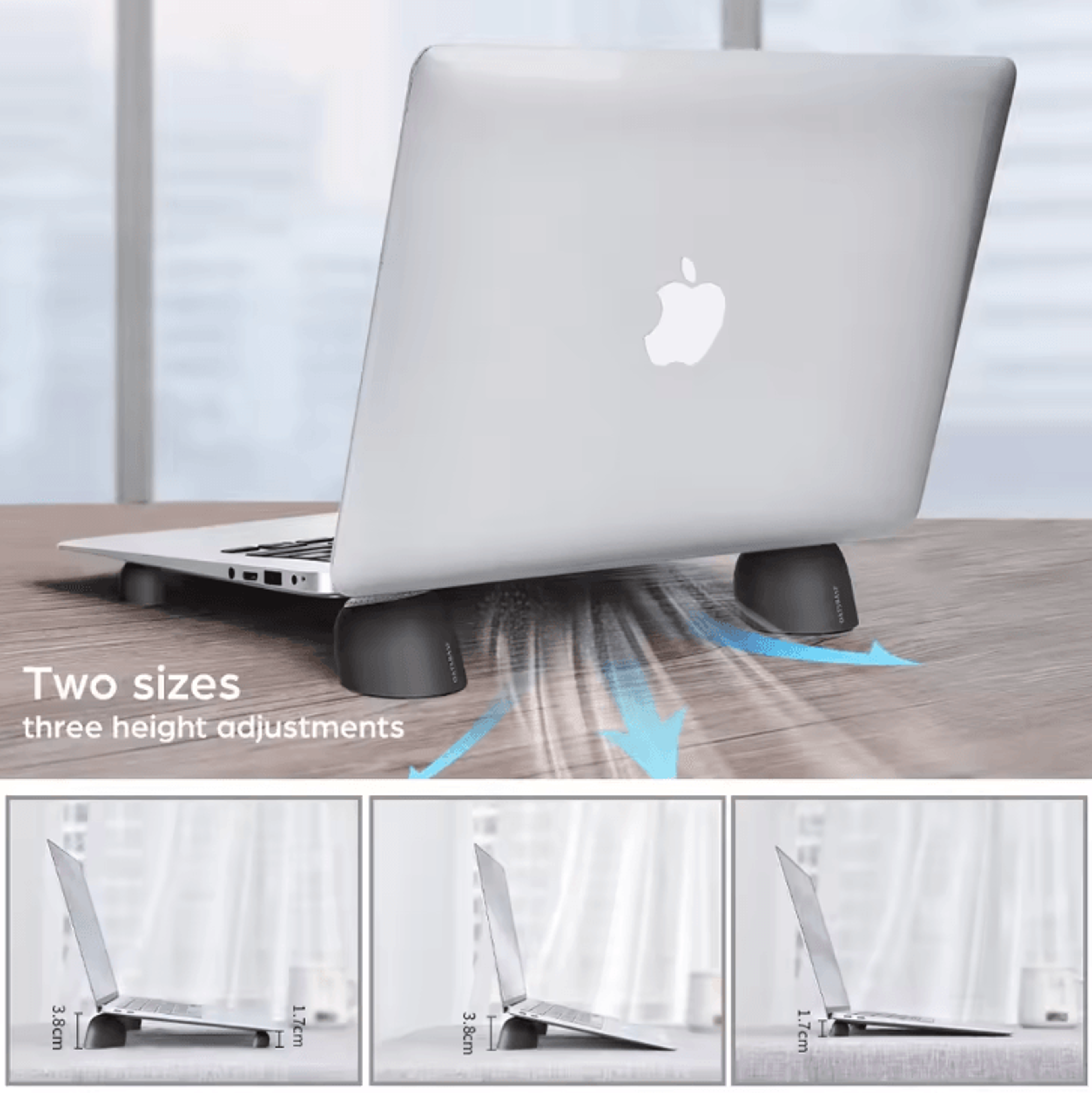 oatsbasf mini magnetic laptop risers cooling stand with keyboard riser for macbook air pro