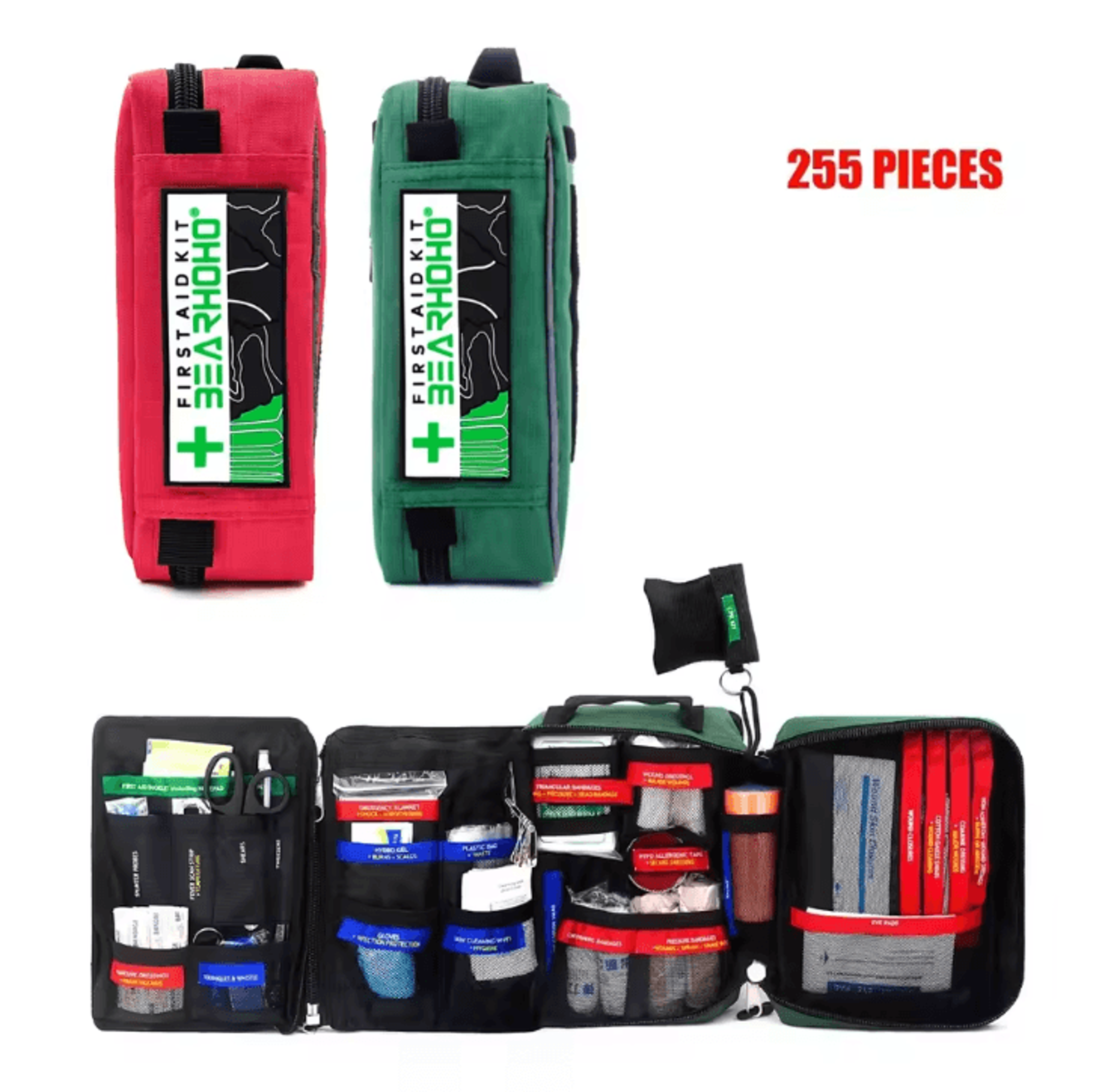 large multi-functional ifak first aid kit – outdoor survival bag for travel, hiking & emergency response