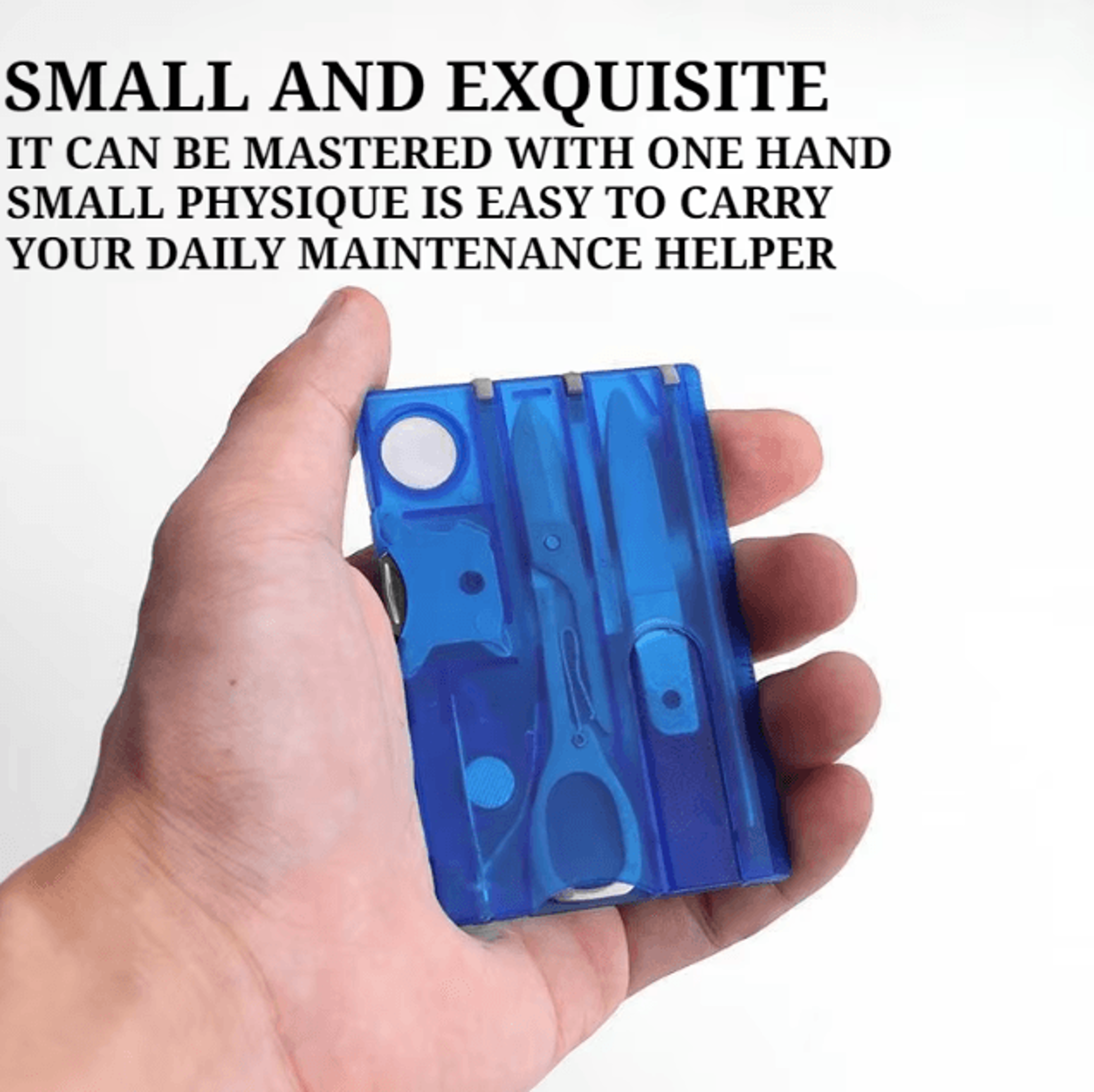 multi-tool survival card – portable swiss army style wallet tool for camping, emergency & outdoor repairs