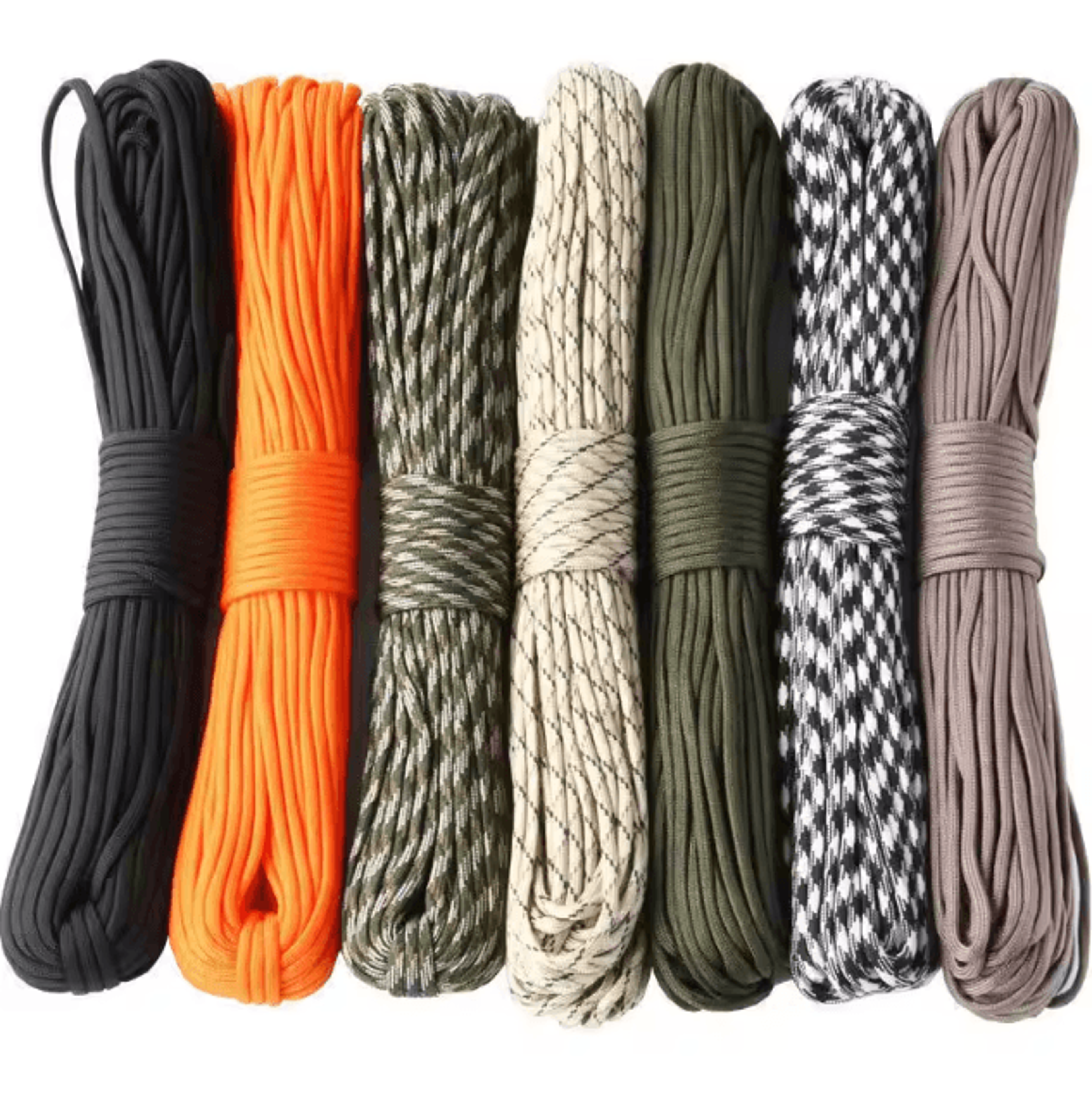 heavy-duty 650lb paracord – 9-core tactical paracord rope for camping, survival gear & diy crafts