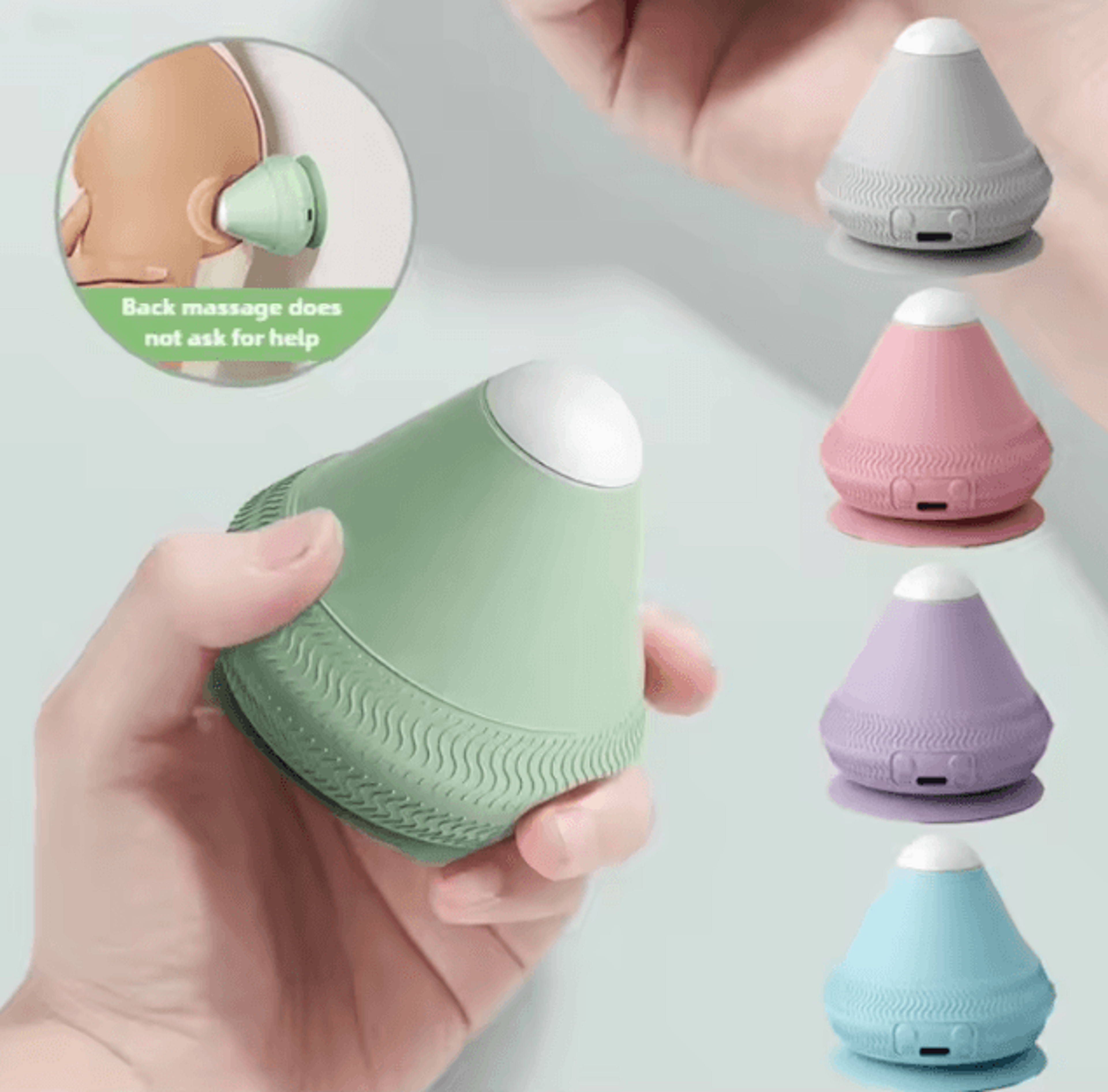 deep relief vibrating massage ball – usb rechargeable deep tissue muscle recovery massager