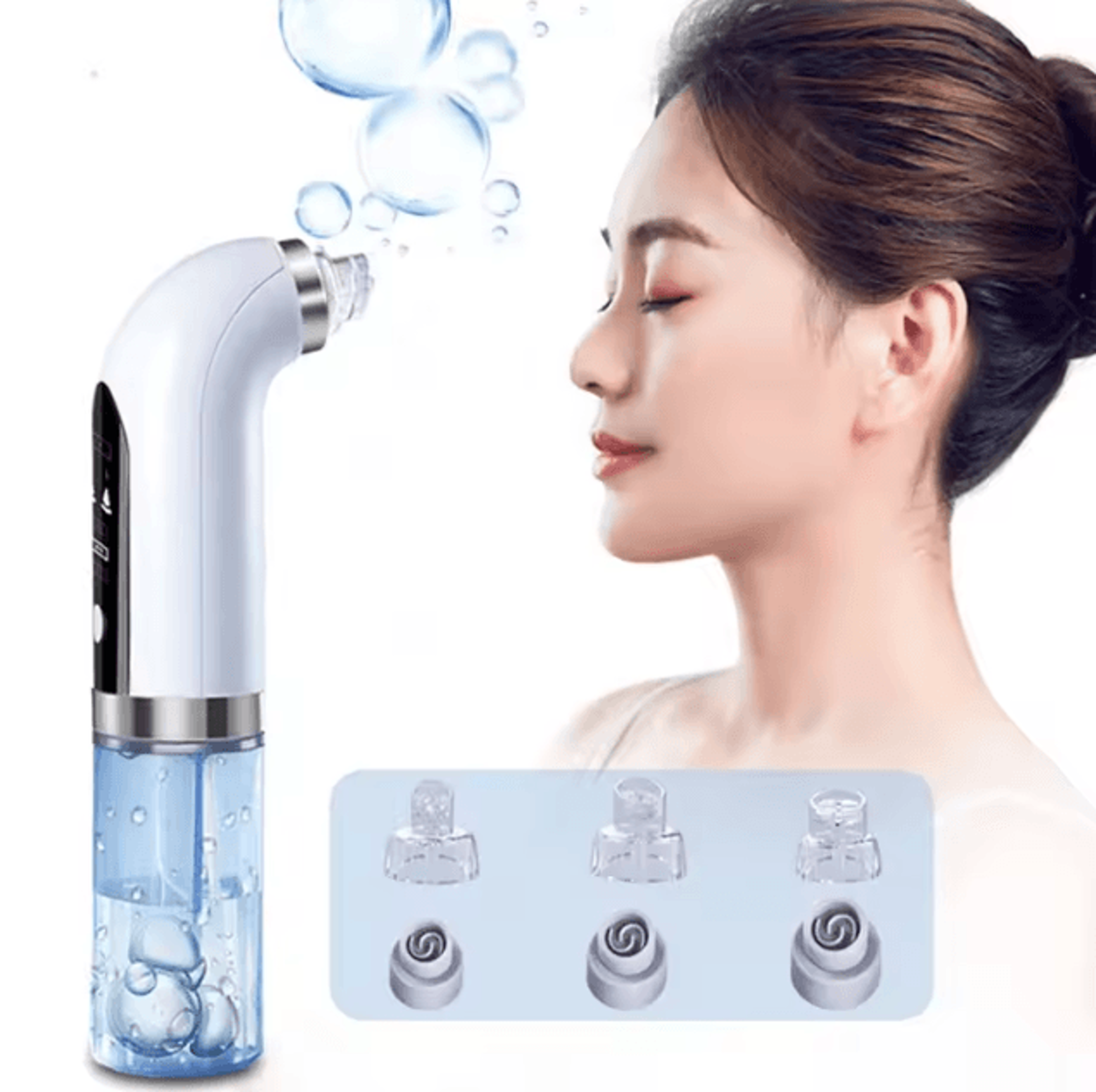 electric micro bubble pore vacuum blackhead remover with usb charging