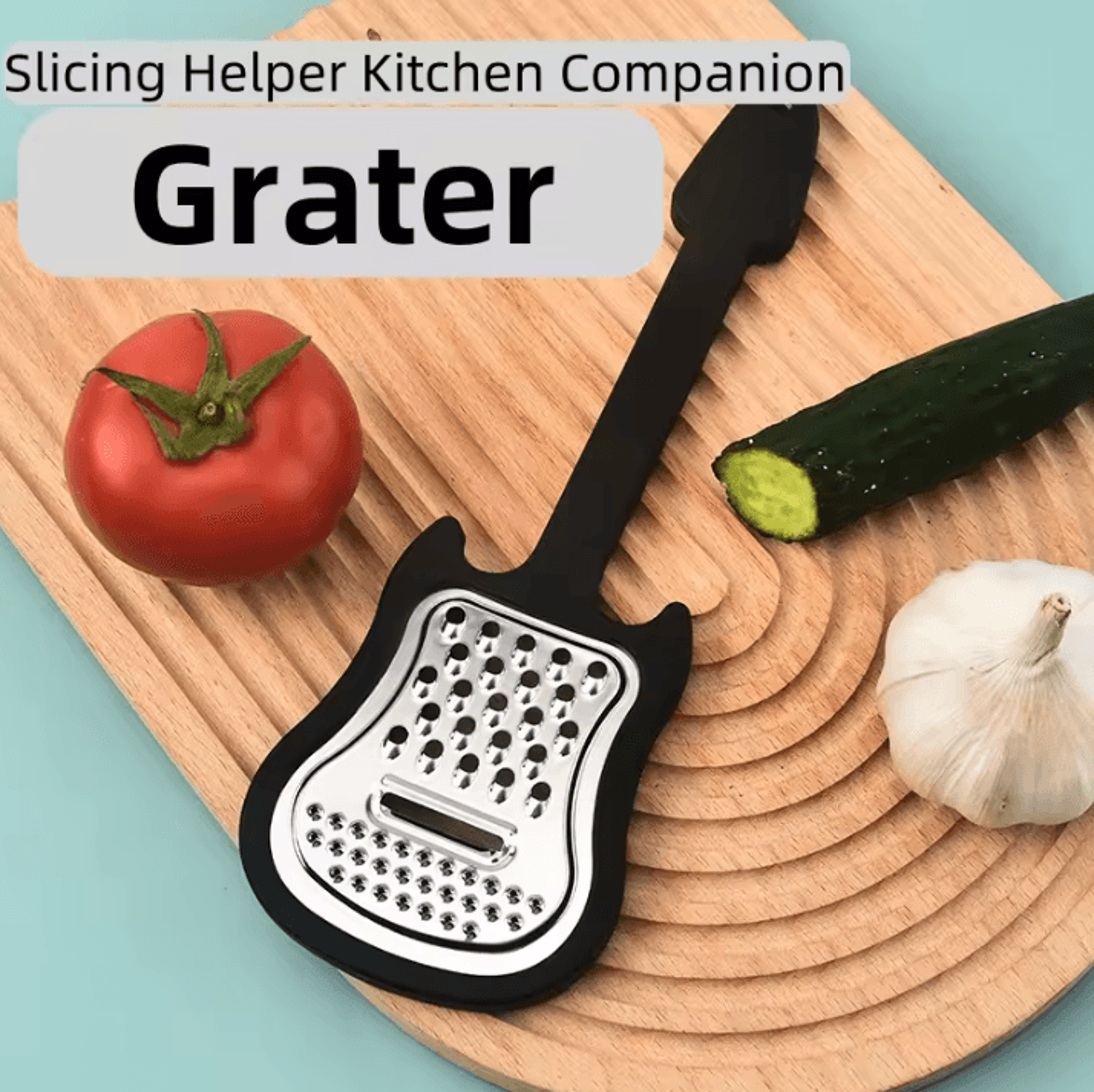 creative stainless steel fruit peeler – multi-function potato vegetable peeler with guitar-shaped design
