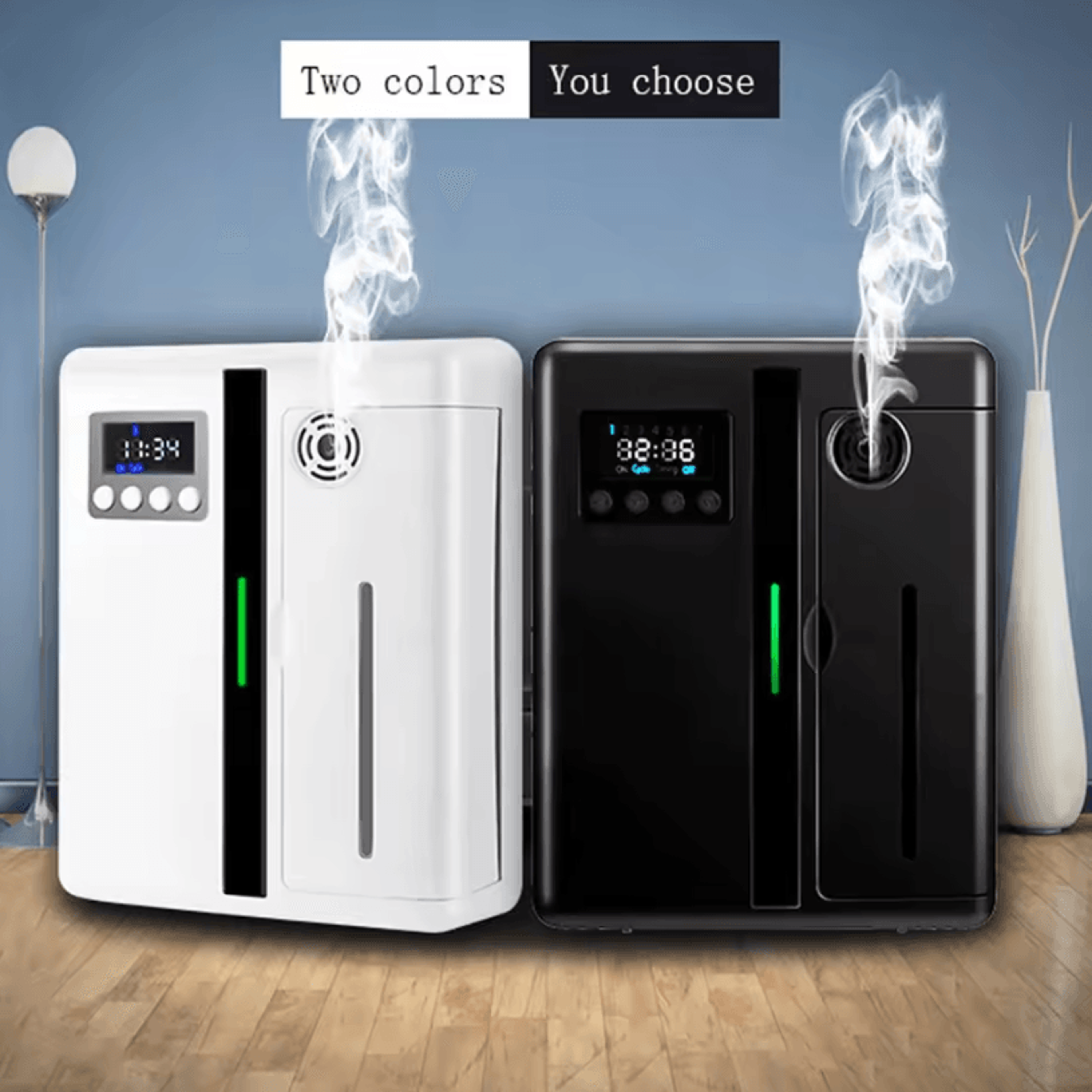 wall mounted aroma diffuser 160ml – hotel-grade scent machine with fan for large area fragrance