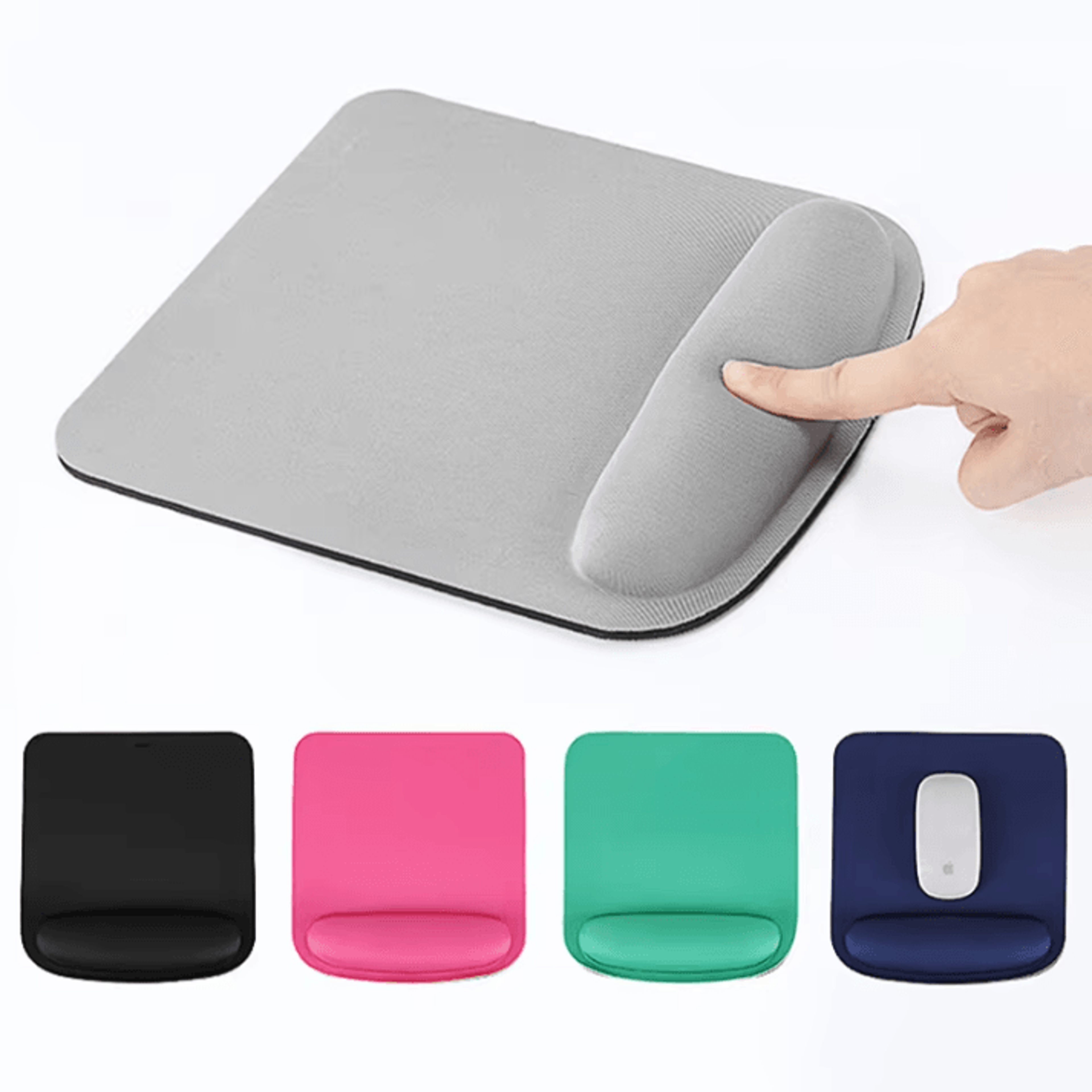 ergonomic eva mouse pad with wrist rest – anti-slip comfort mousepad for office & gaming