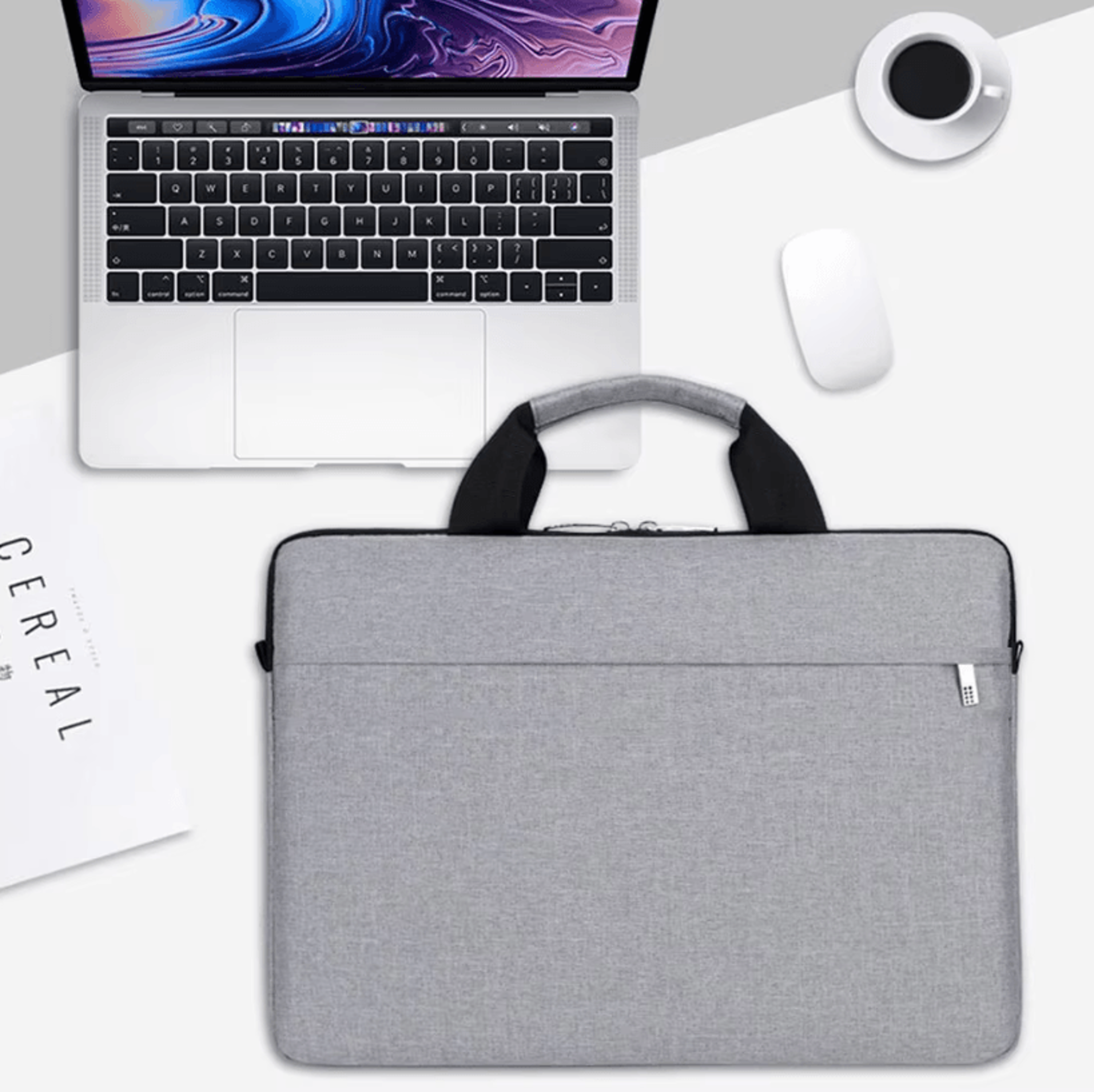 ultra-thin laptop sleeve shoulder bag – lightweight protective case for 13–17 inch notebooks