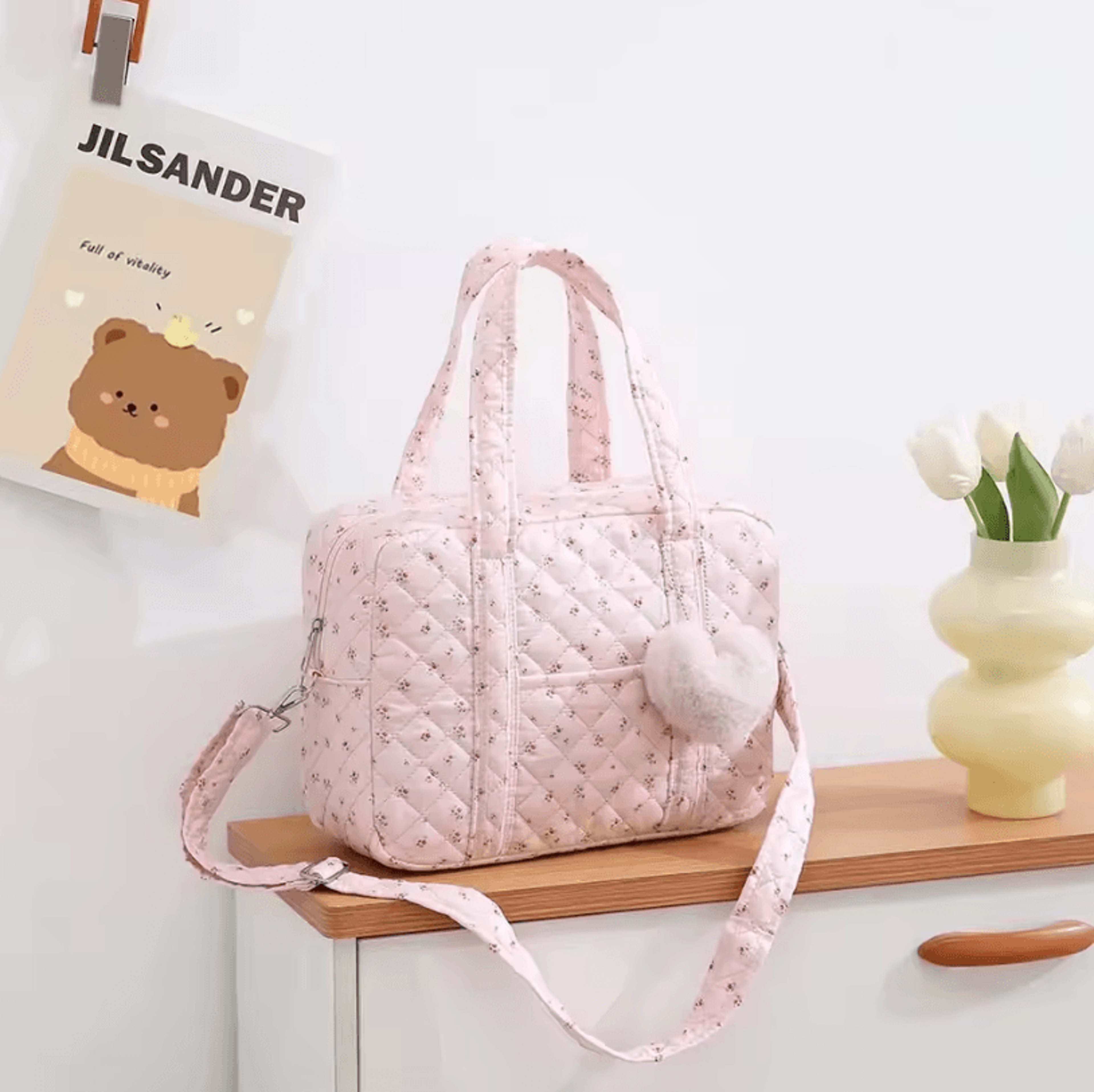 multi-functional diaper bag backpack with large capacity storage