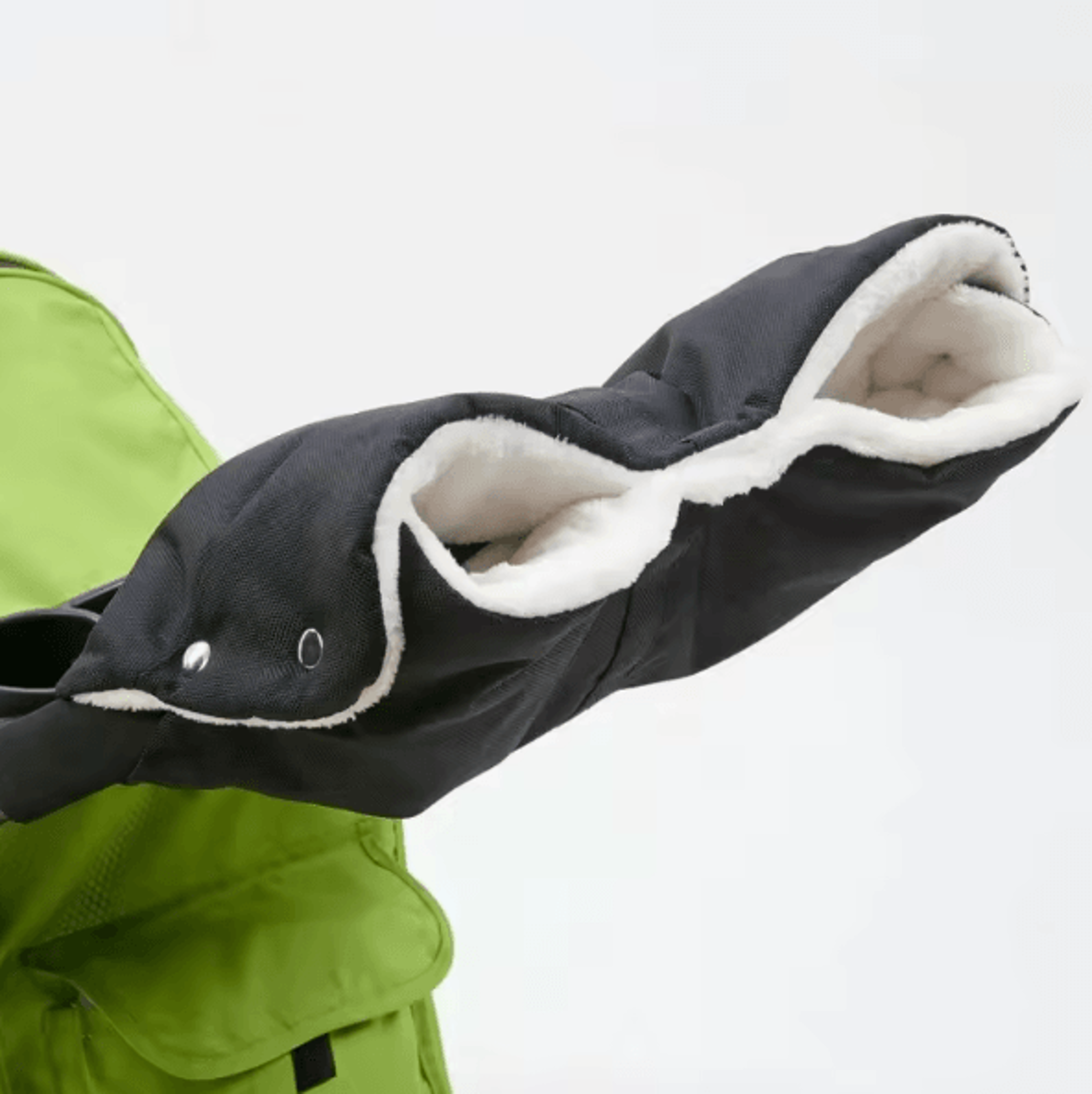 winter stroller hand muff gloves with warm fleece protection
