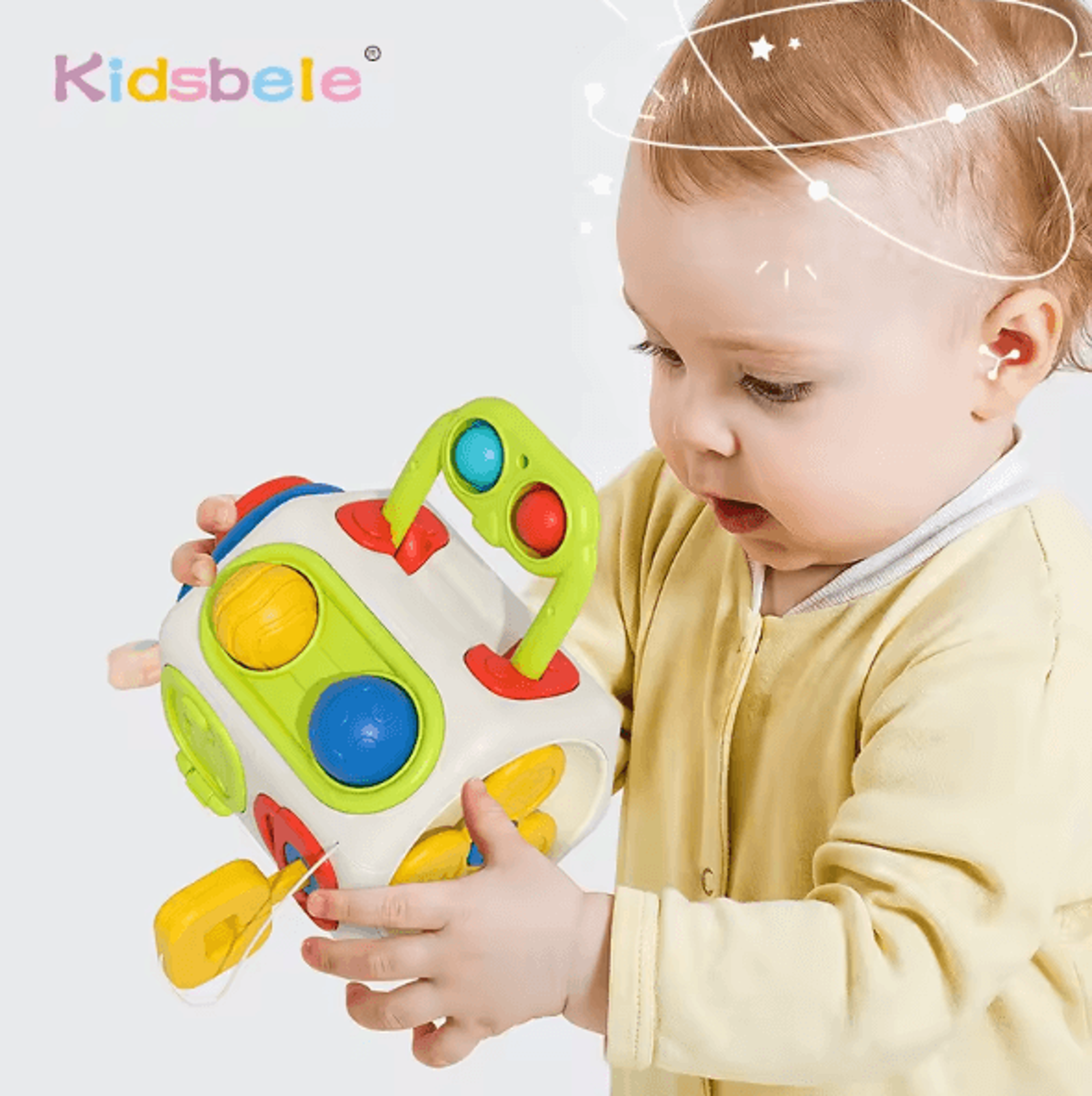 montessori busy cube sensory learning toy for toddlers