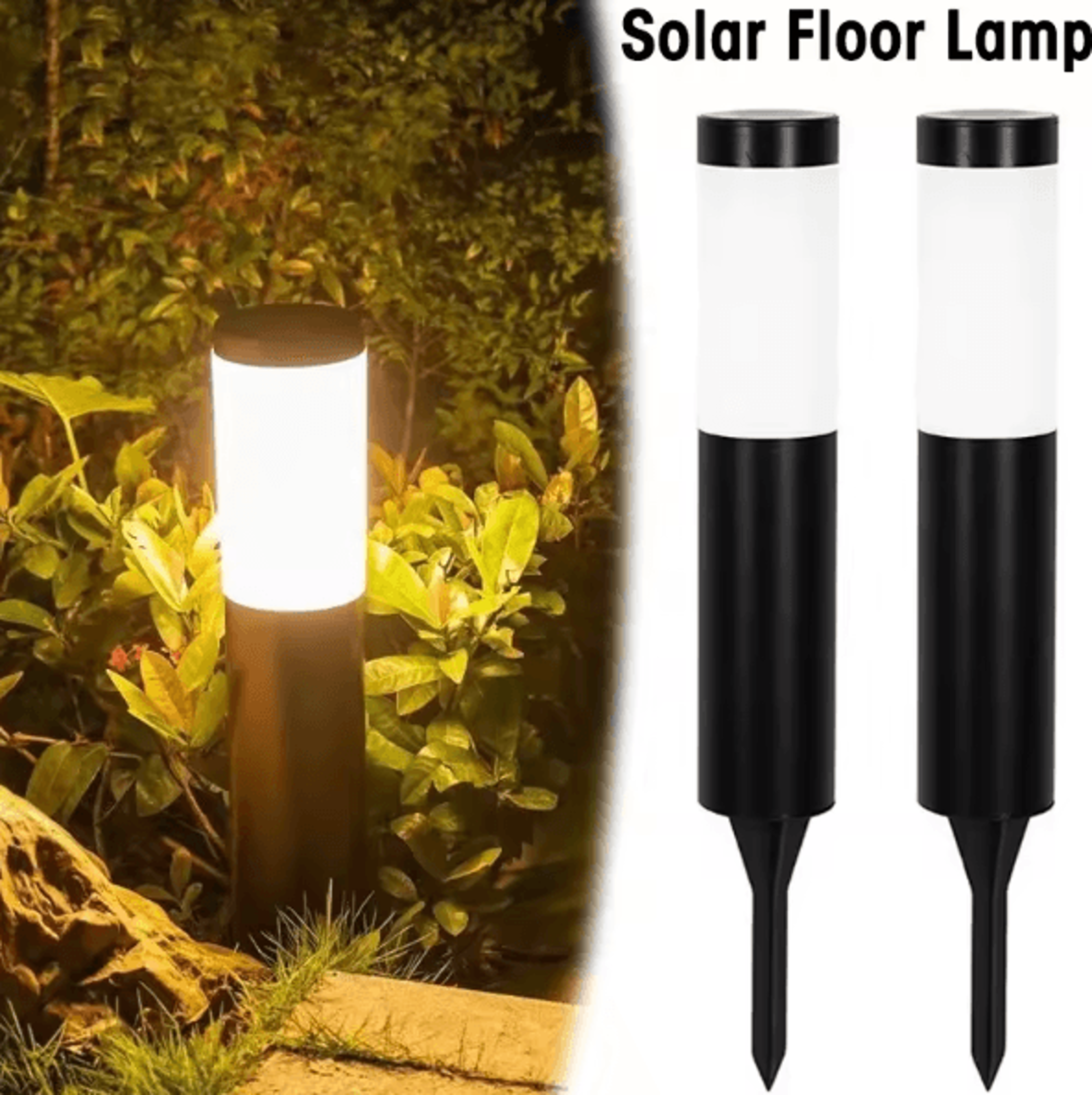 lumipath solar led garden lights waterproof outdoor pathway lawn lamps for yard, patio & landscape decoration
