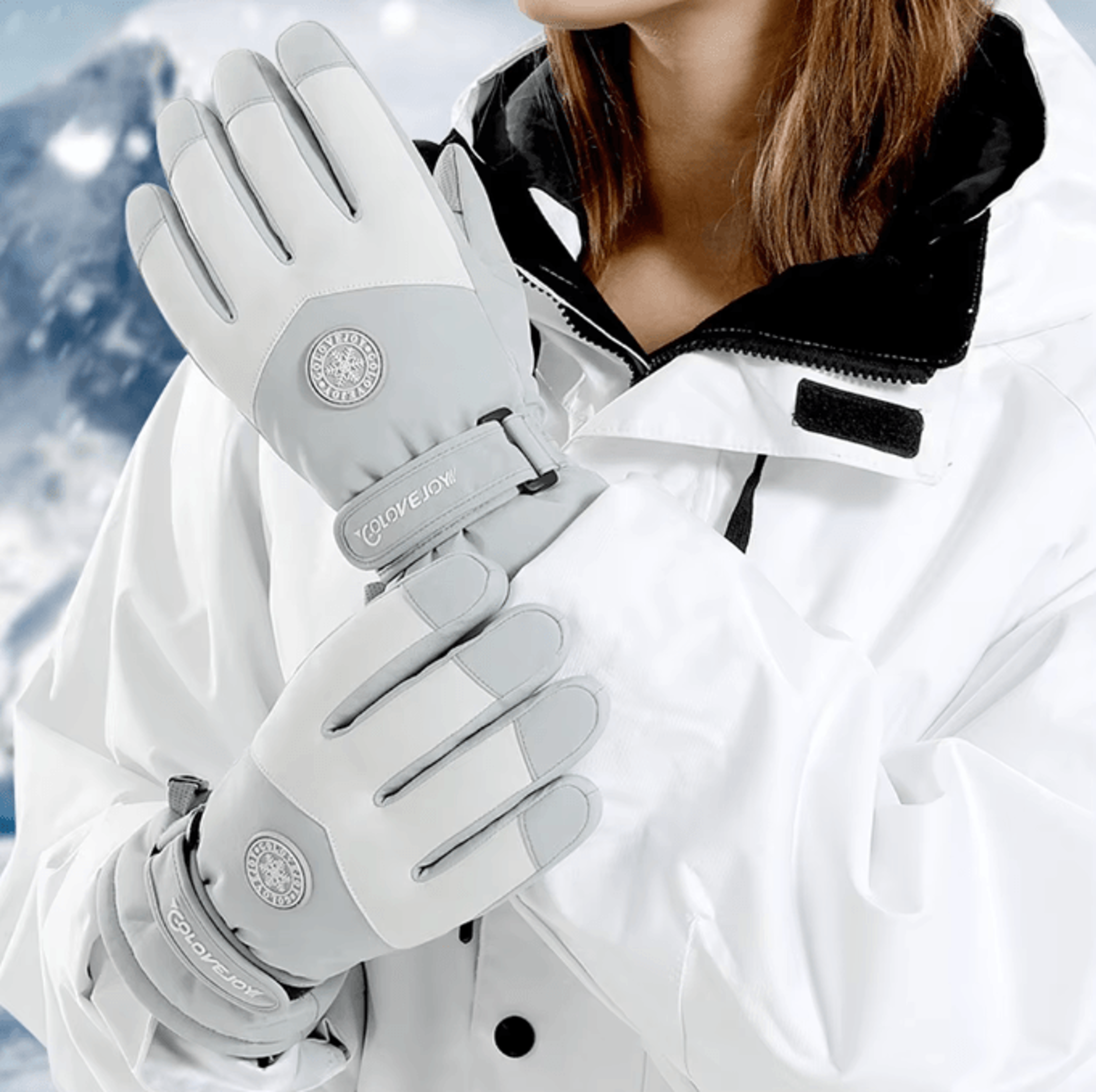 thermagrip waterproof ski gloves touchscreen winter thermal snow gloves for skiing snowboarding cycling running